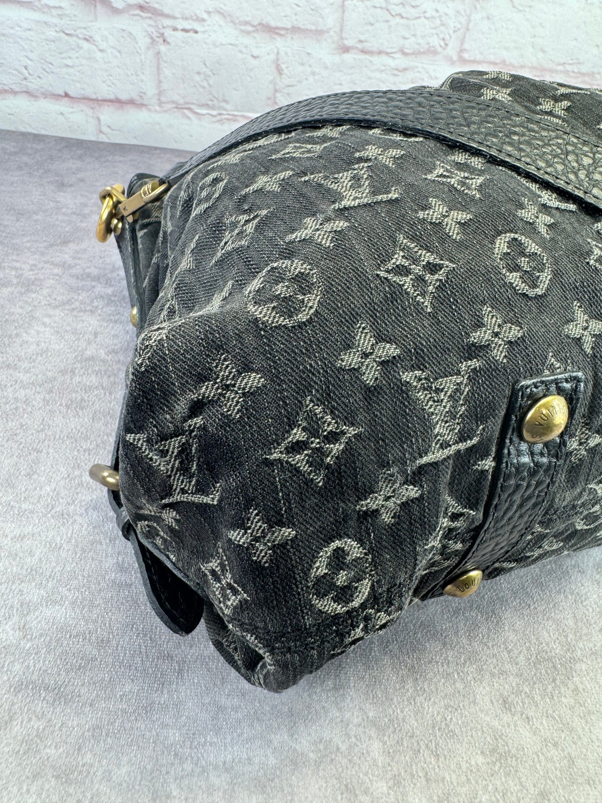Louis Vuitton Denim Monogram Neo Cabby MM Handbag