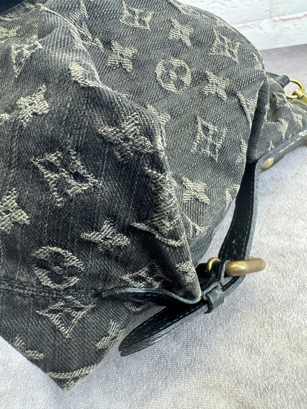 Louis Vuitton Denim Monogram Neo Cabby MM Handbag