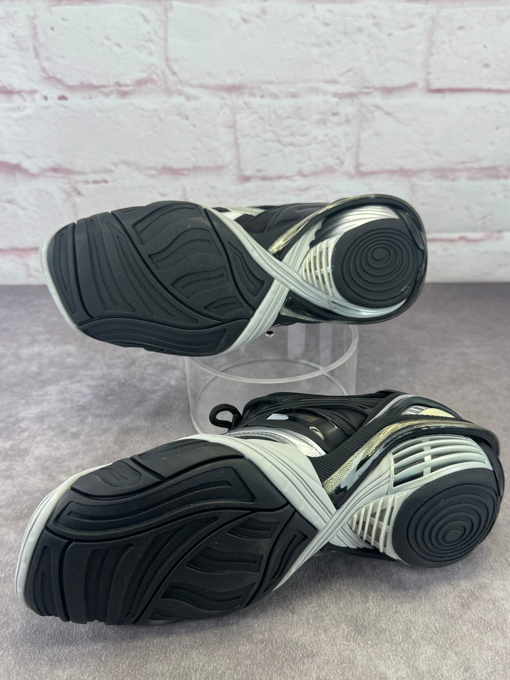 Balenciaga Women's Tyrex Black & Gray Low Sneakers