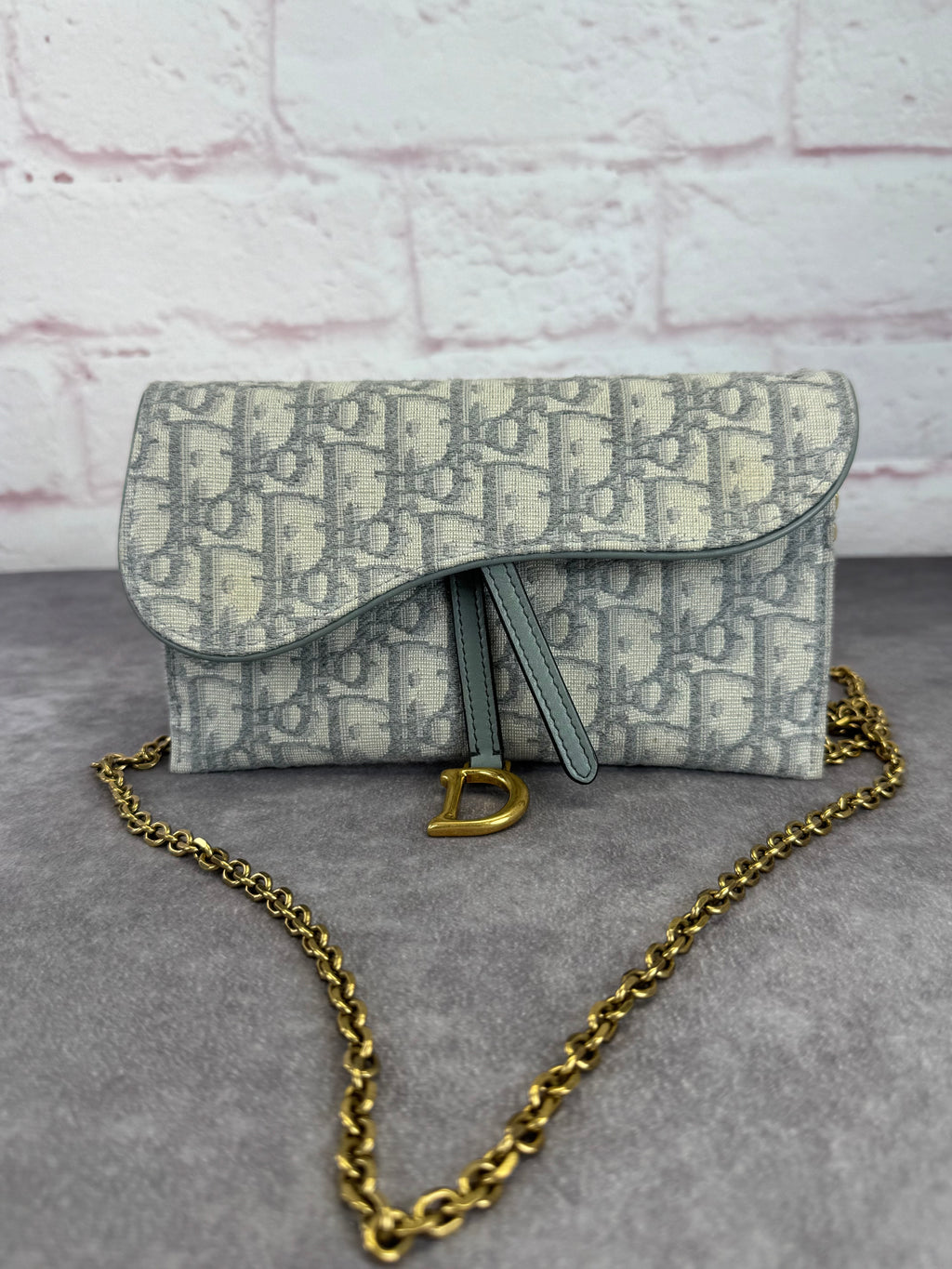 Christian Dior Oblique Saddle Pouch Crossbody