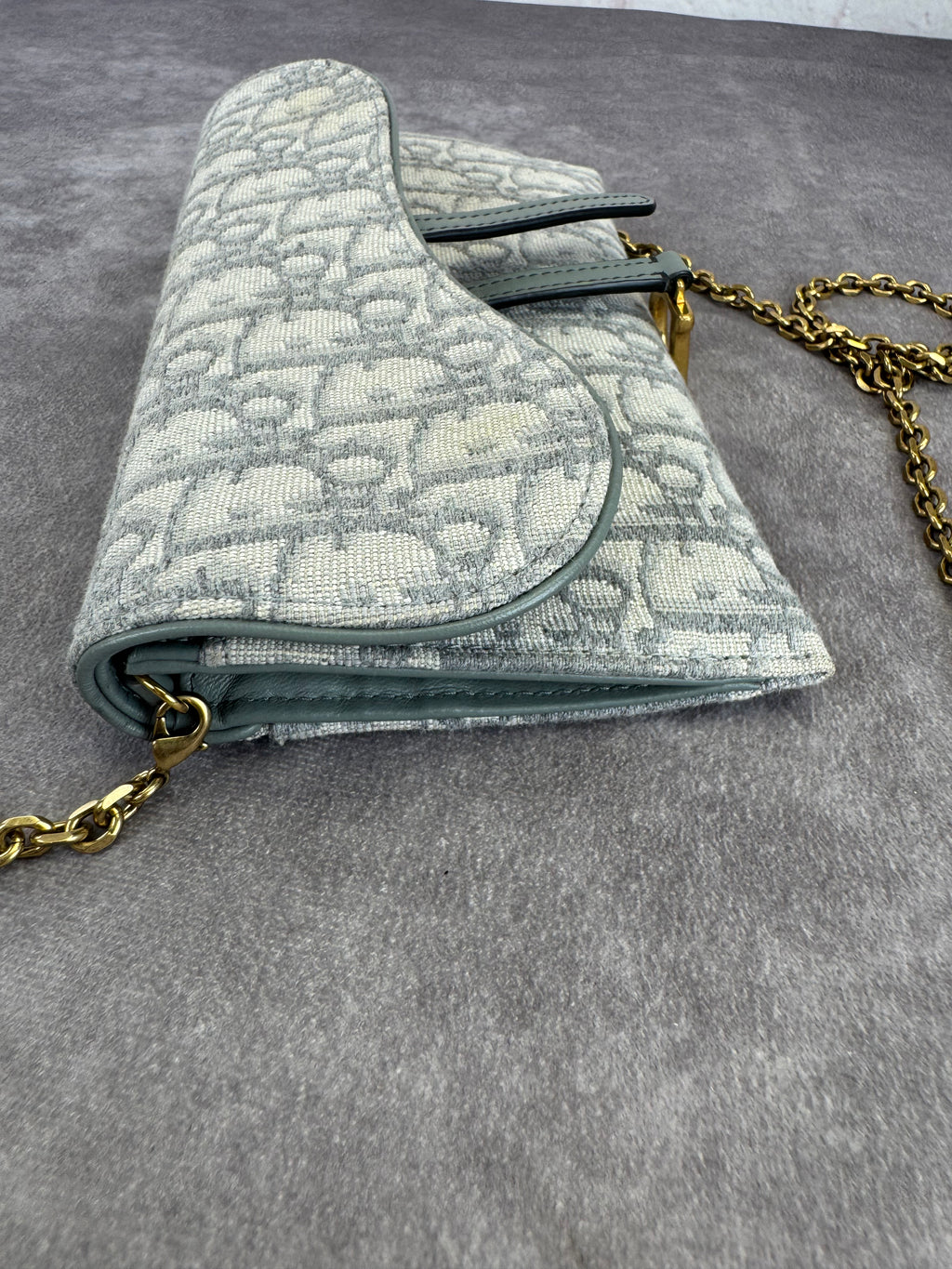 Christian Dior Oblique Saddle Pouch Crossbody