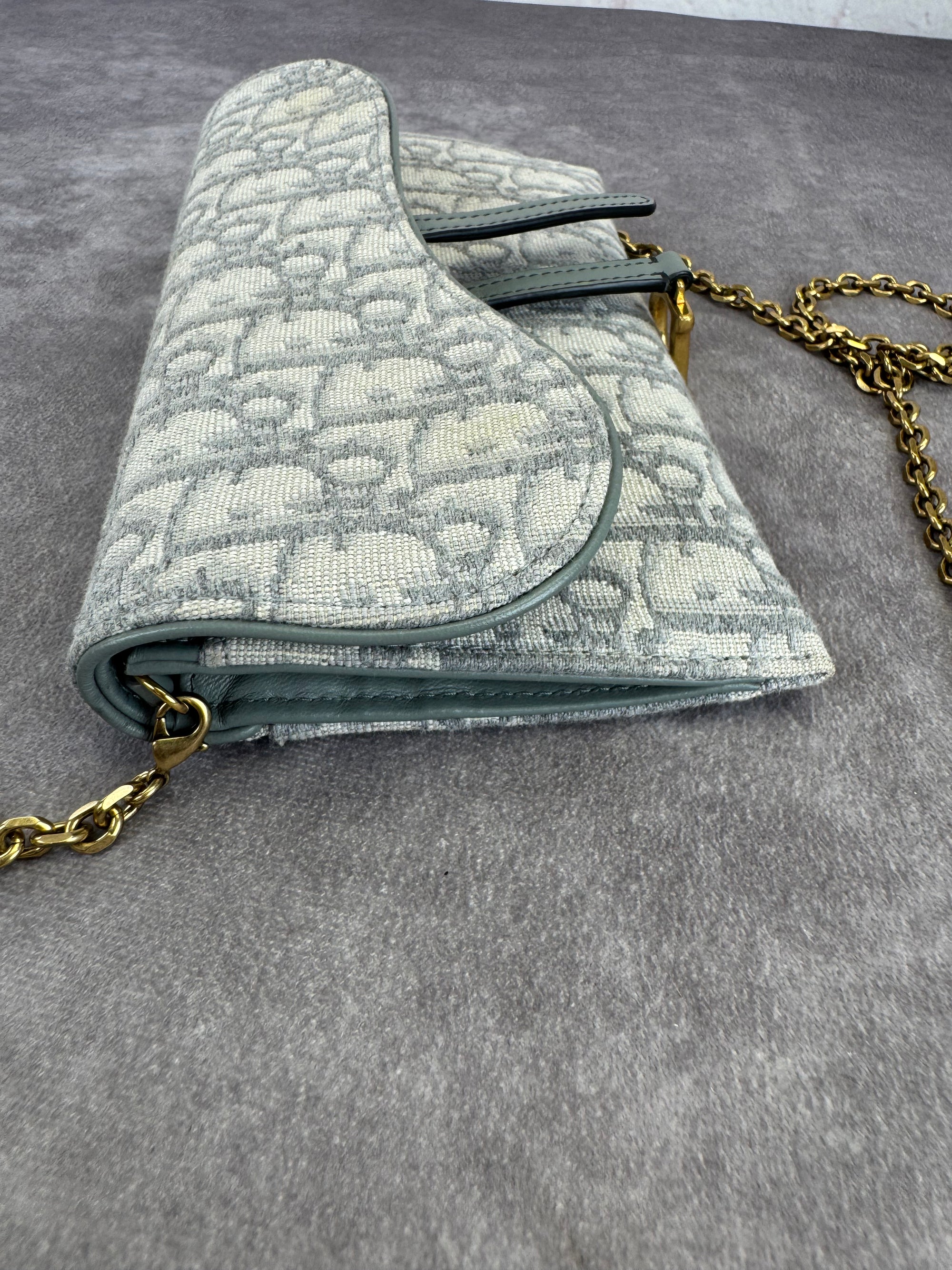 Christian Dior Oblique Saddle Pouch Crossbody