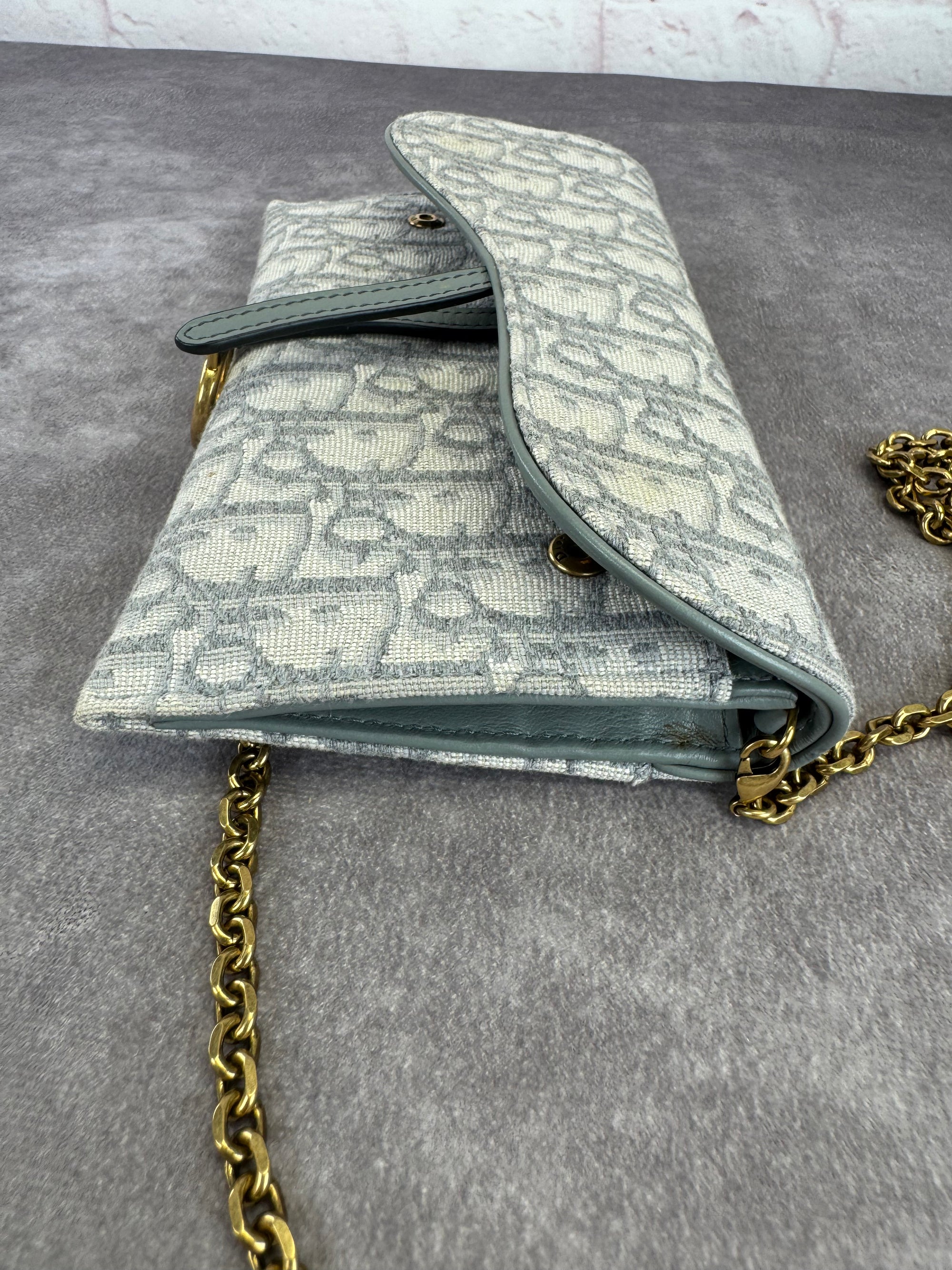 Christian Dior Oblique Saddle Pouch Crossbody