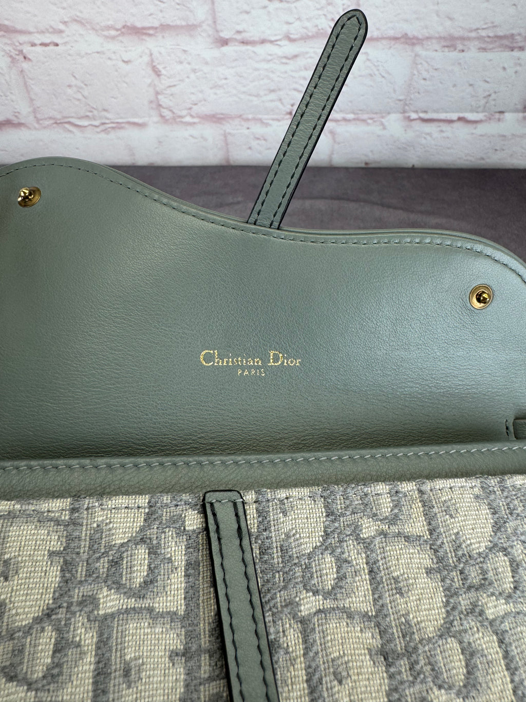 Christian Dior Oblique Saddle Pouch Crossbody