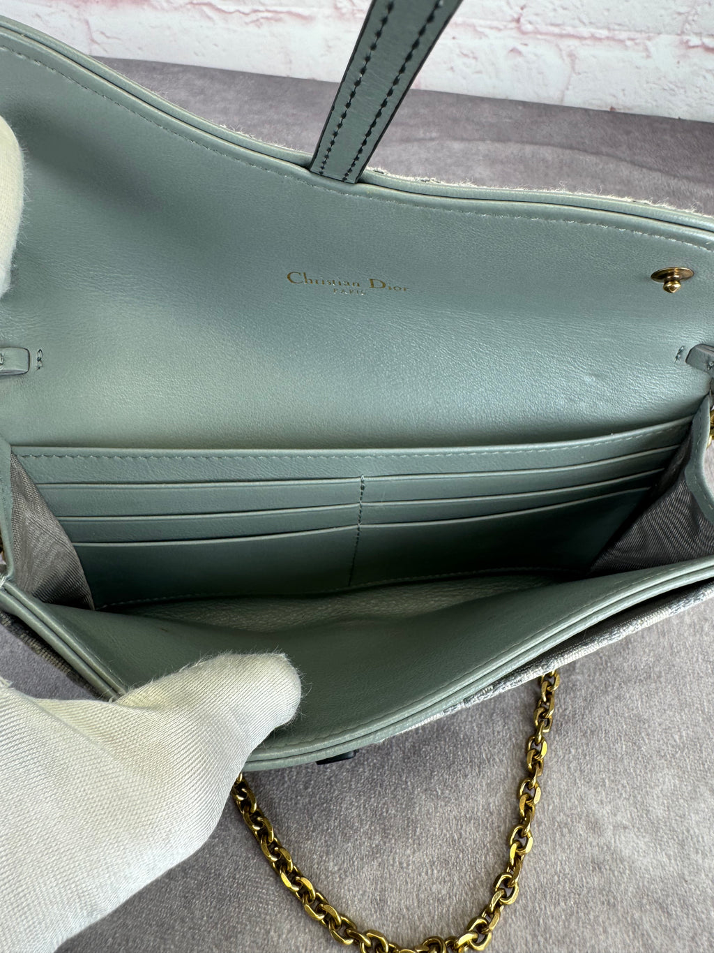 Christian Dior Oblique Saddle Pouch Crossbody