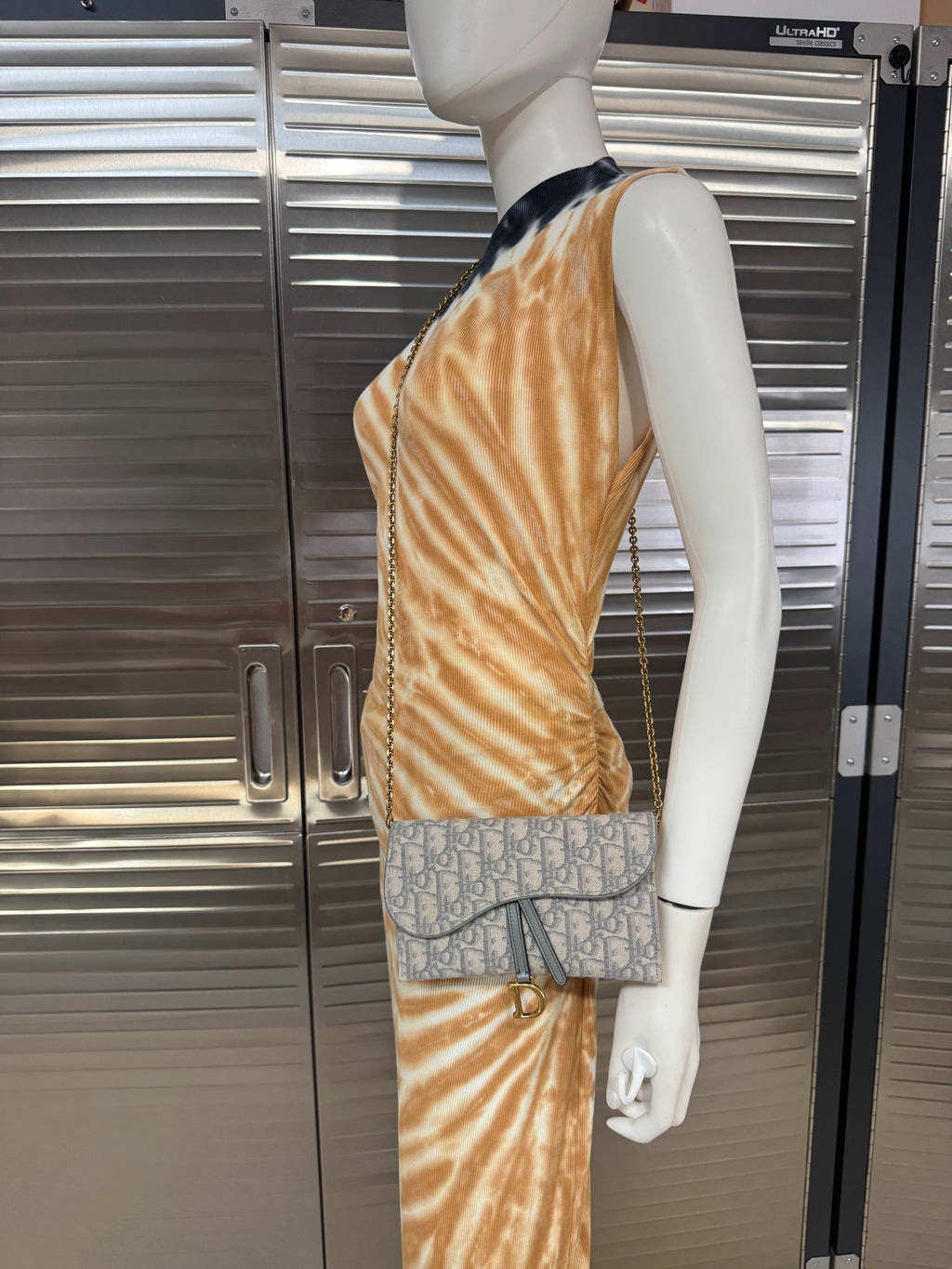 Christian Dior Oblique Saddle Pouch Crossbody