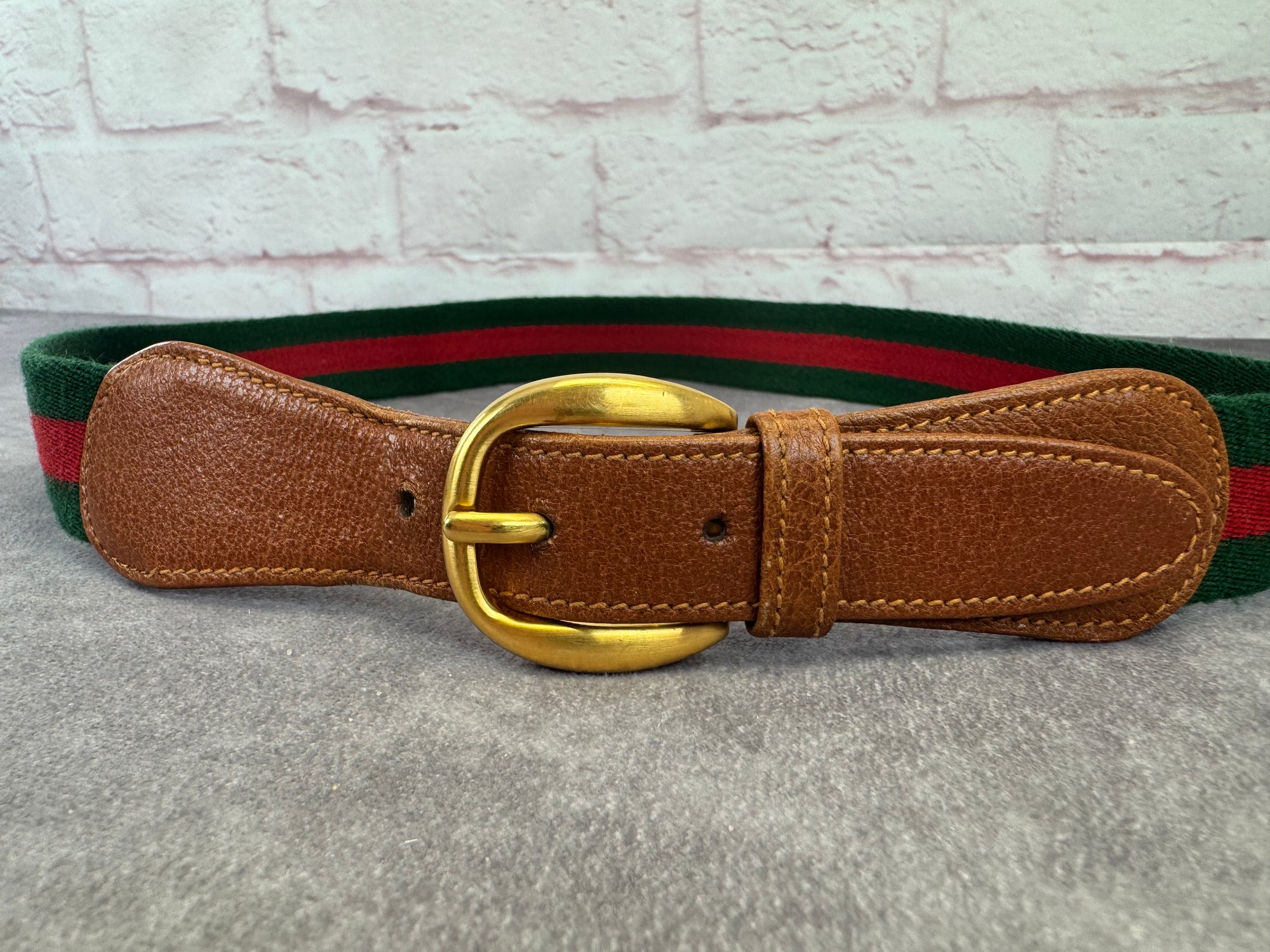 Gucci Sherry Line Vintage Web Belt