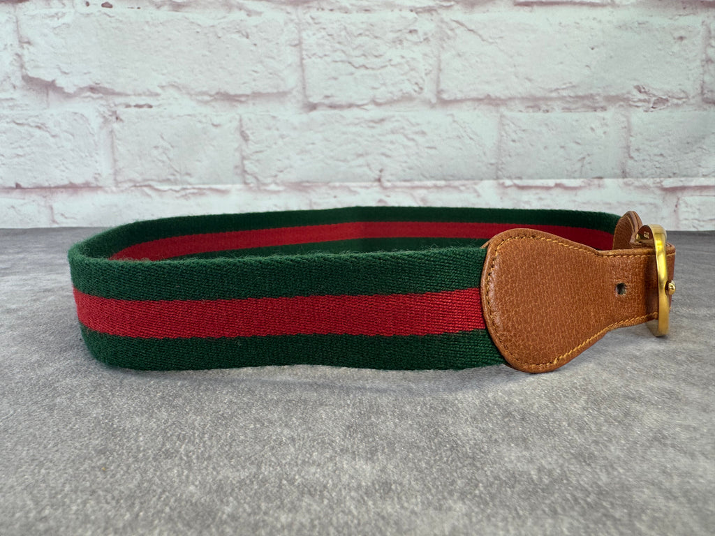 Gucci Sherry Line Vintage Web Belt