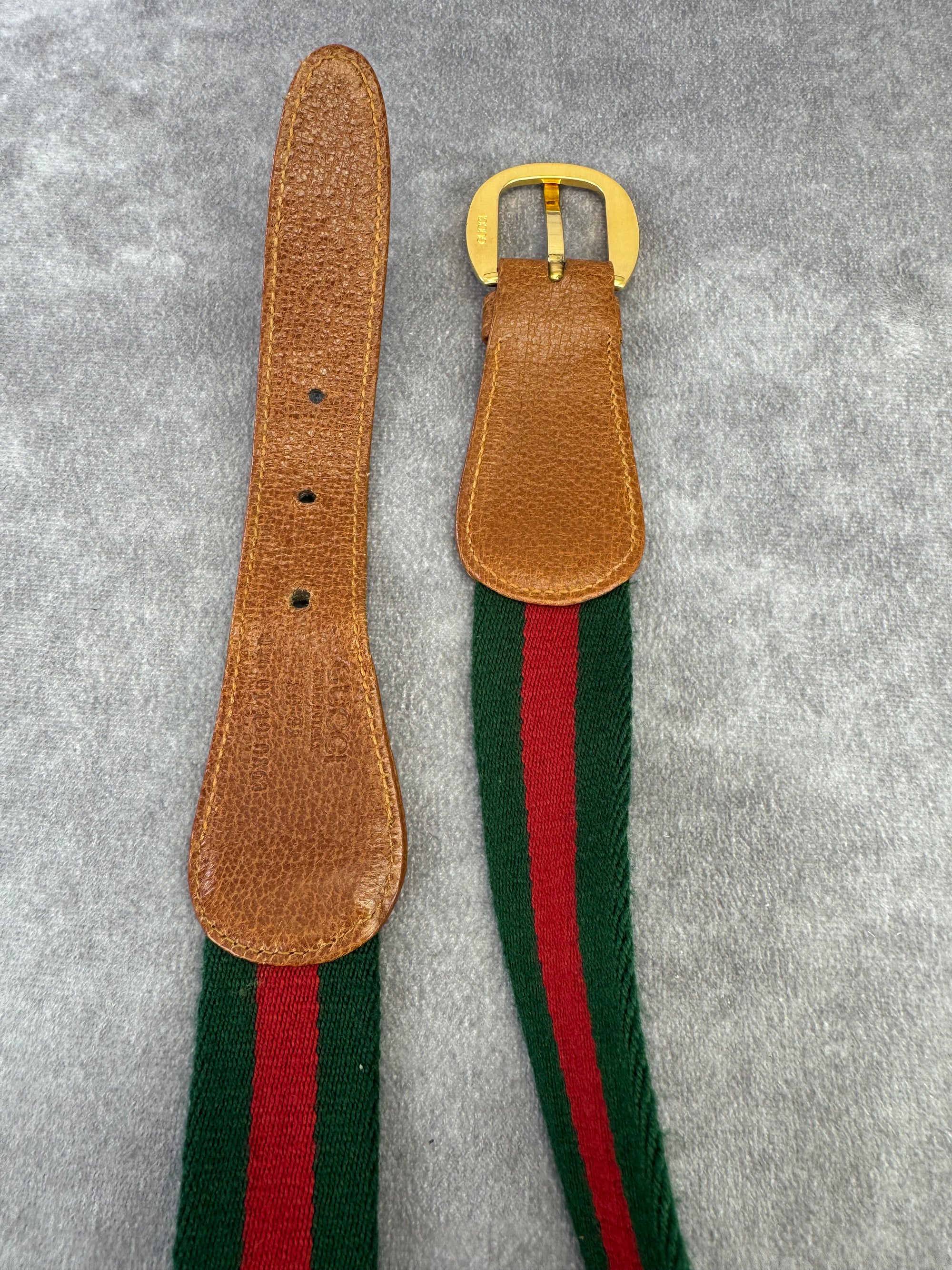 Gucci Sherry Line Vintage Web Belt