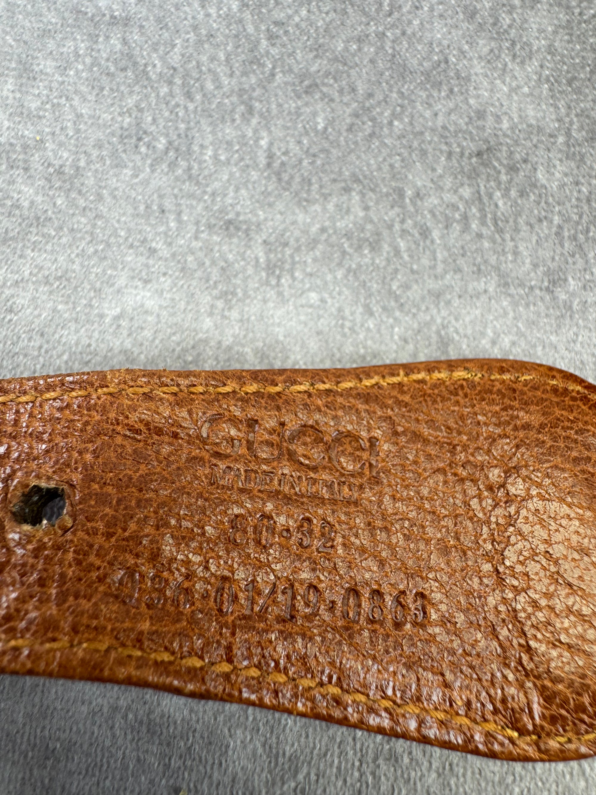 Gucci Sherry Line Vintage Web Belt