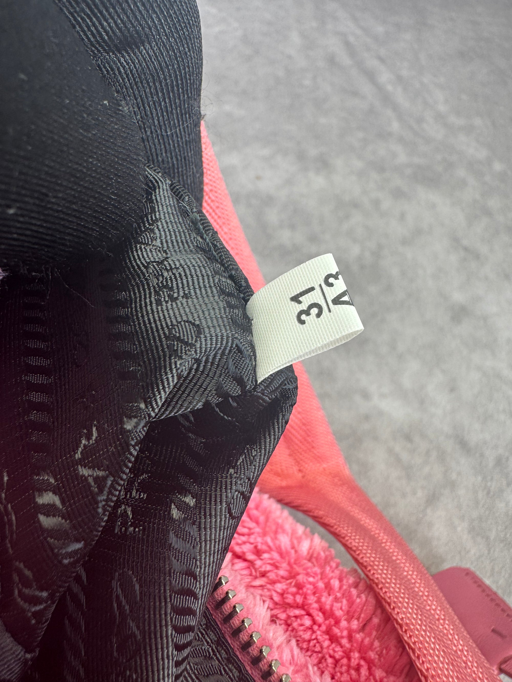 Prada 2000 Re-Edition Pink Terry Cloth Top Handle Bag