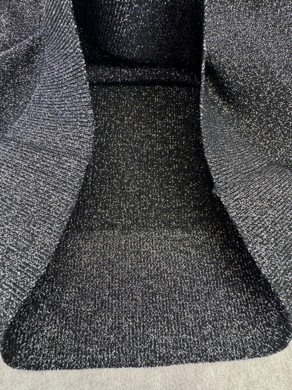 Chanel CC Crystal Logo Black Shimmery Camisole Tank FR 40