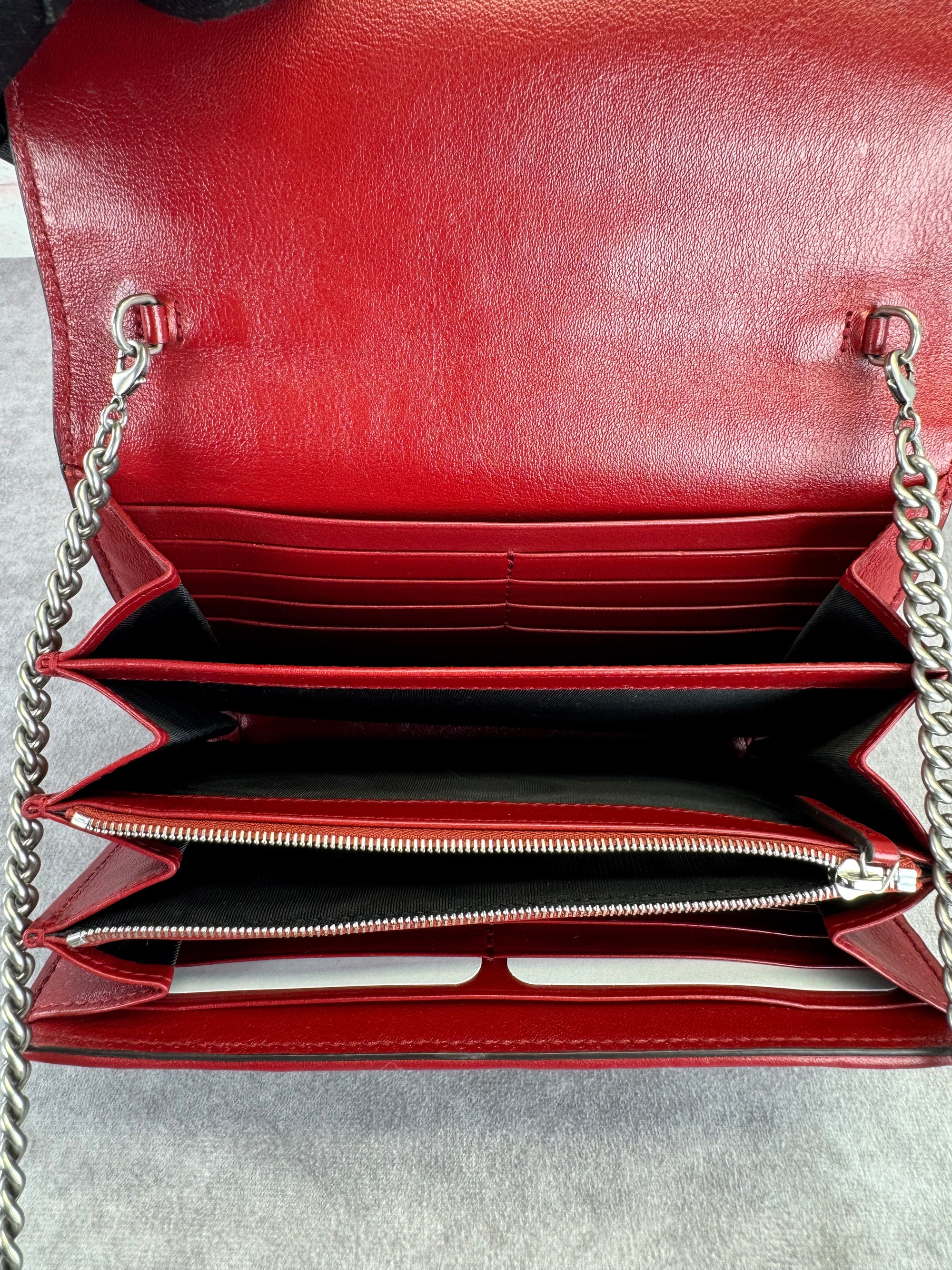 Gucci GG Tweed Dionysus Flap Chain Bag