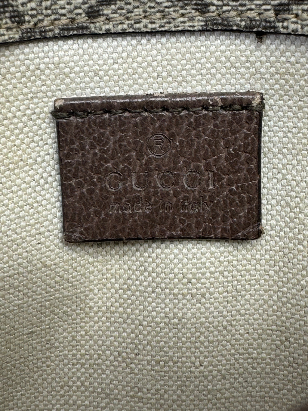 Gucci Monogram Neo Vintage Web Belt Bag
