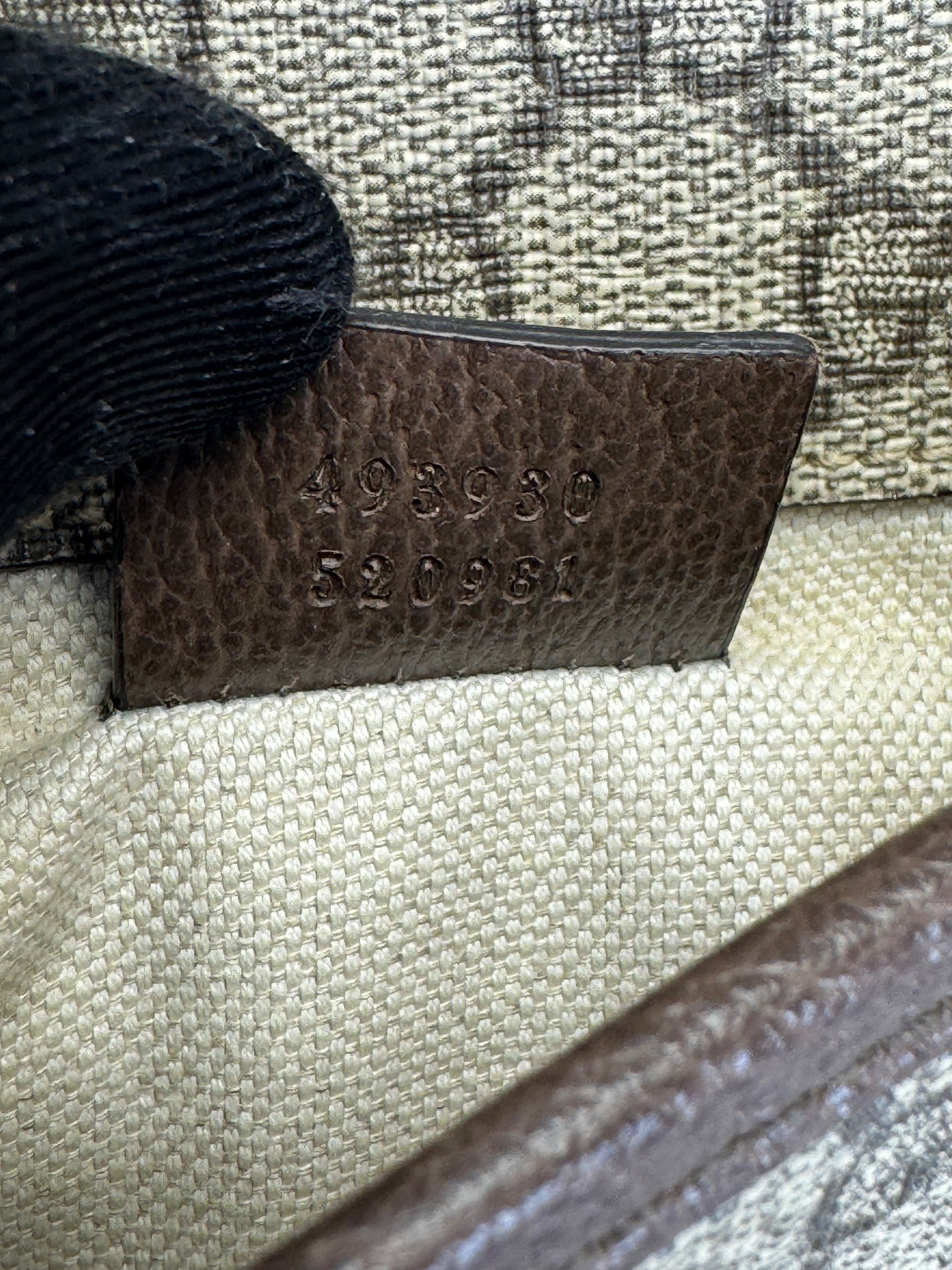 Gucci Monogram Neo Vintage Web Belt Bag