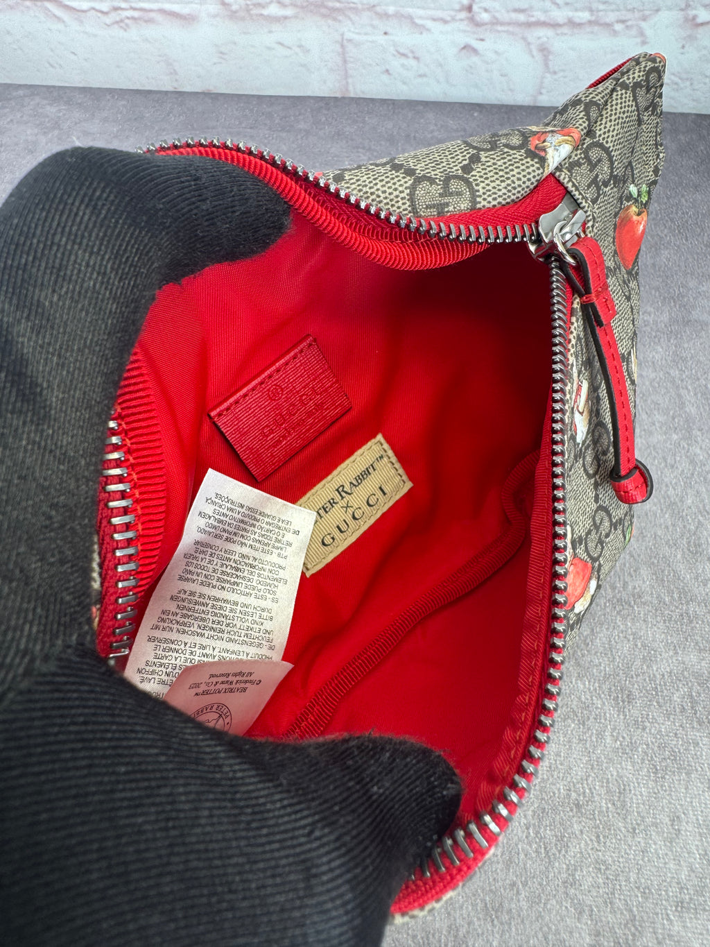 Gucci x Peter Rabbit Supreme GG Belt Bag