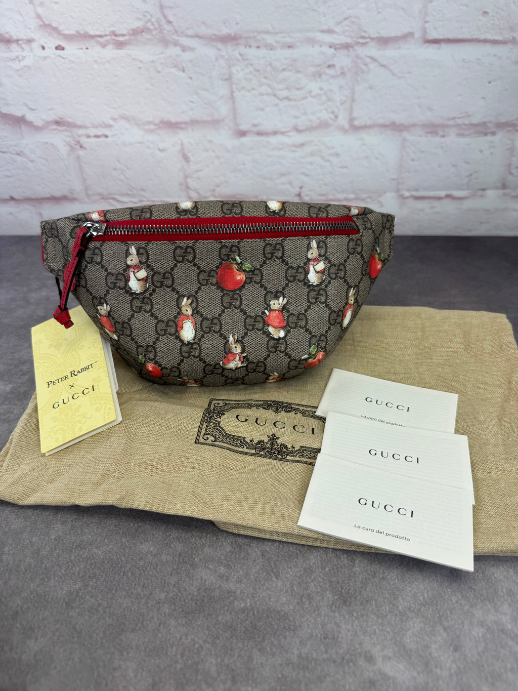 Gucci x Peter Rabbit Supreme GG Belt Bag