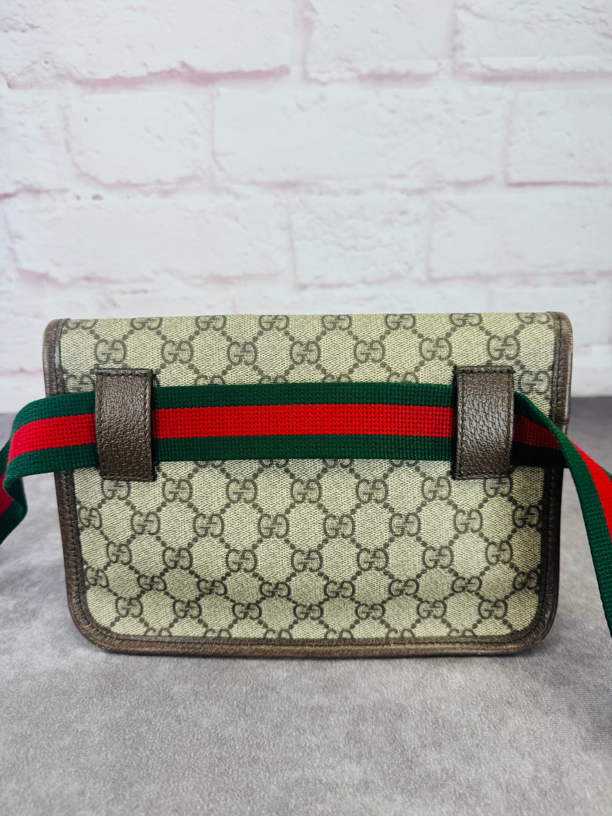 Gucci Monogram Neo Vintage Web Belt Bag