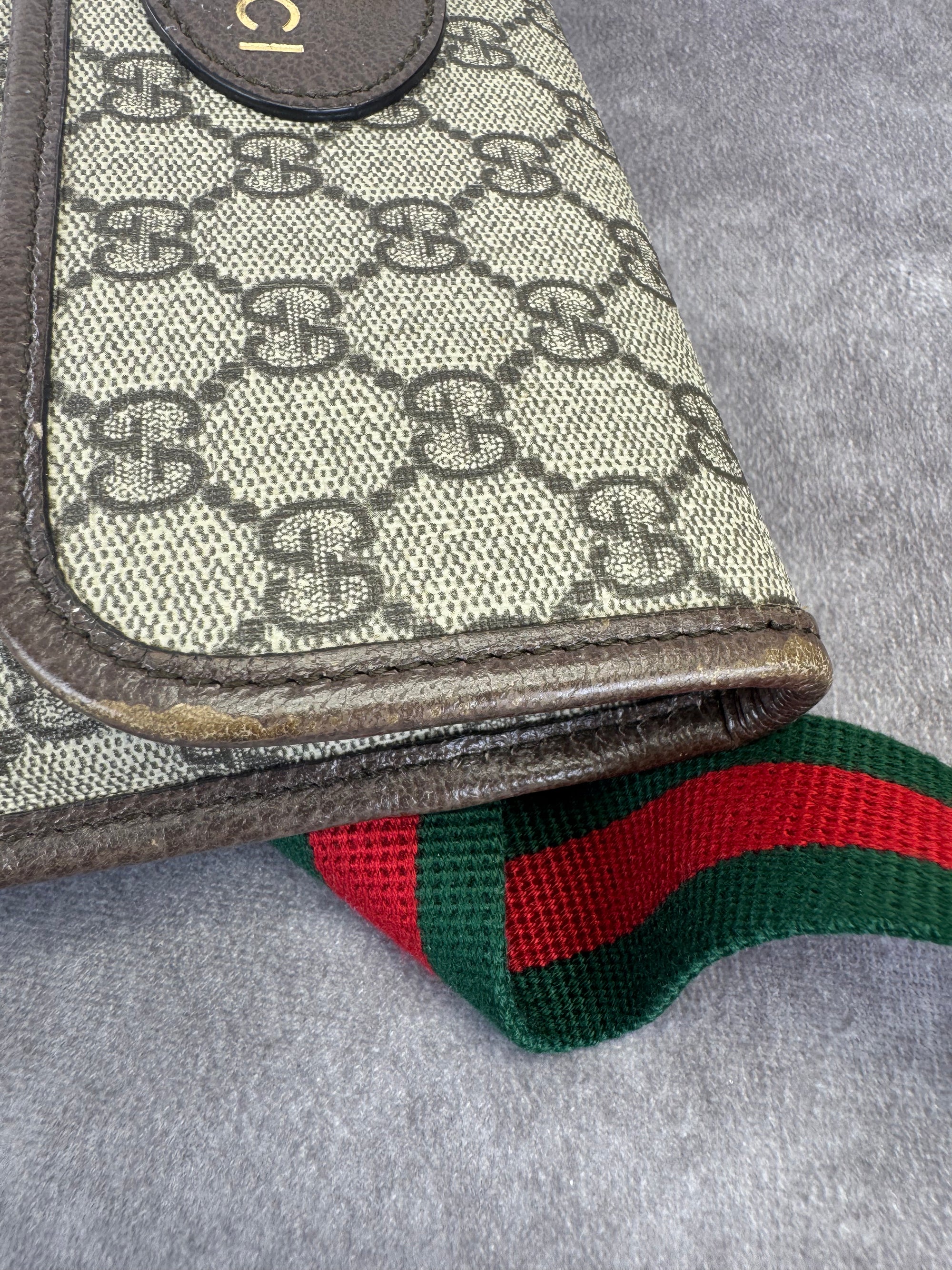 Gucci Monogram Neo Vintage Web Belt Bag