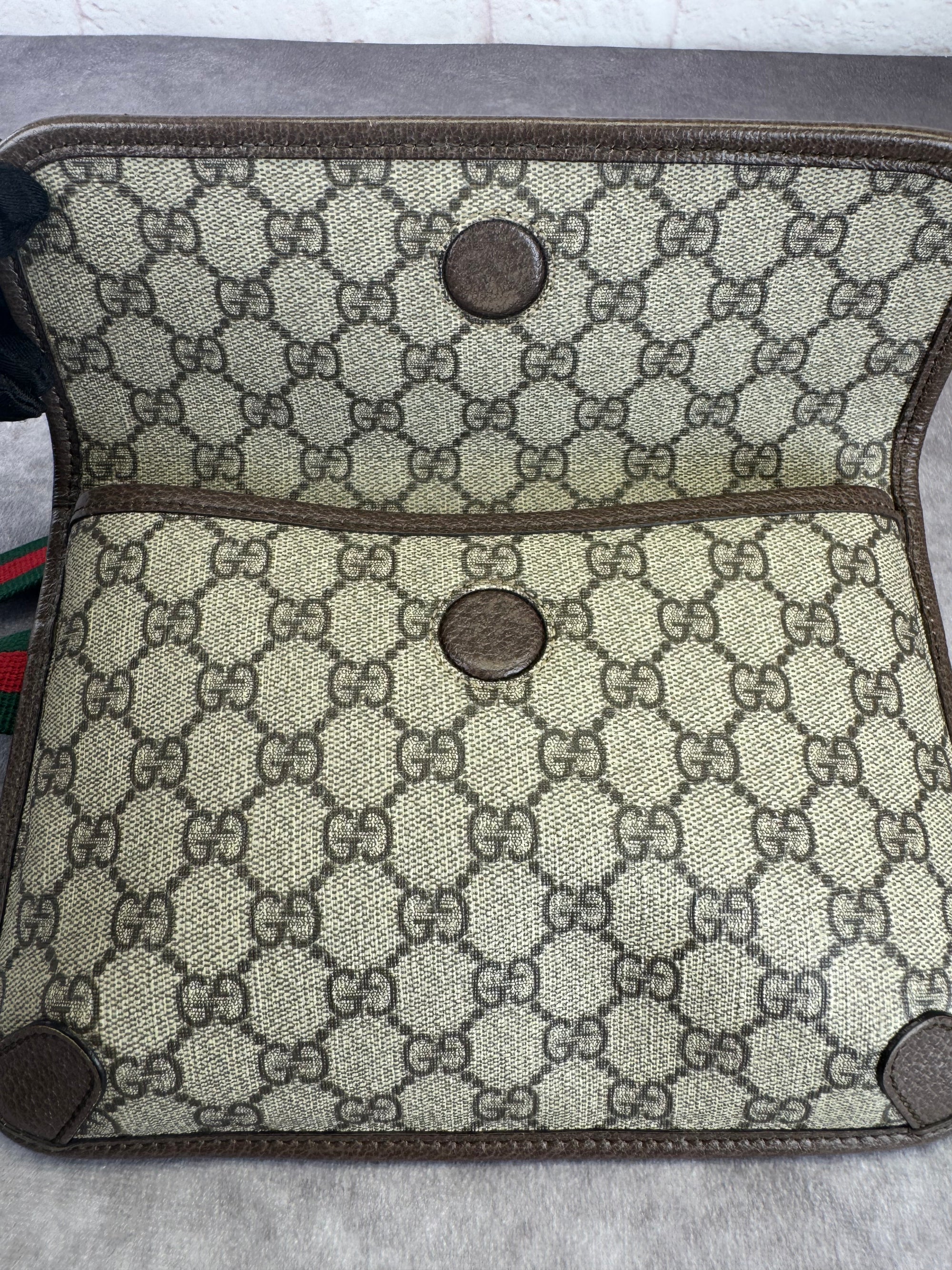 Gucci Monogram Neo Vintage Web Belt Bag