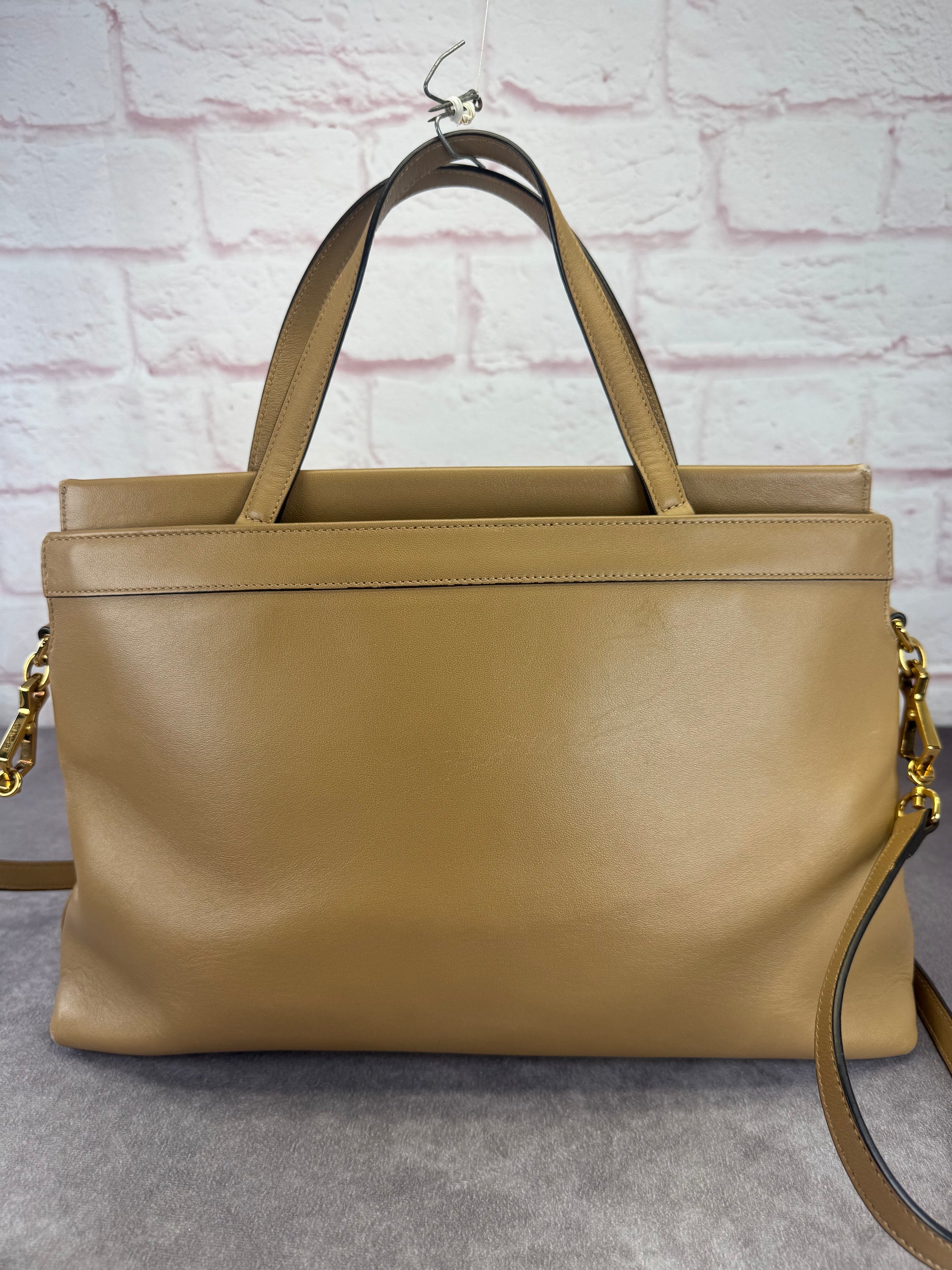 Gucci Linea Matisse Tan Leather Shoulder Bag