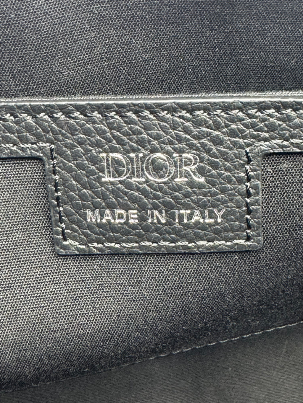 Christian Dior Oblique Black Jacquard Medium Rider Soft Hobo