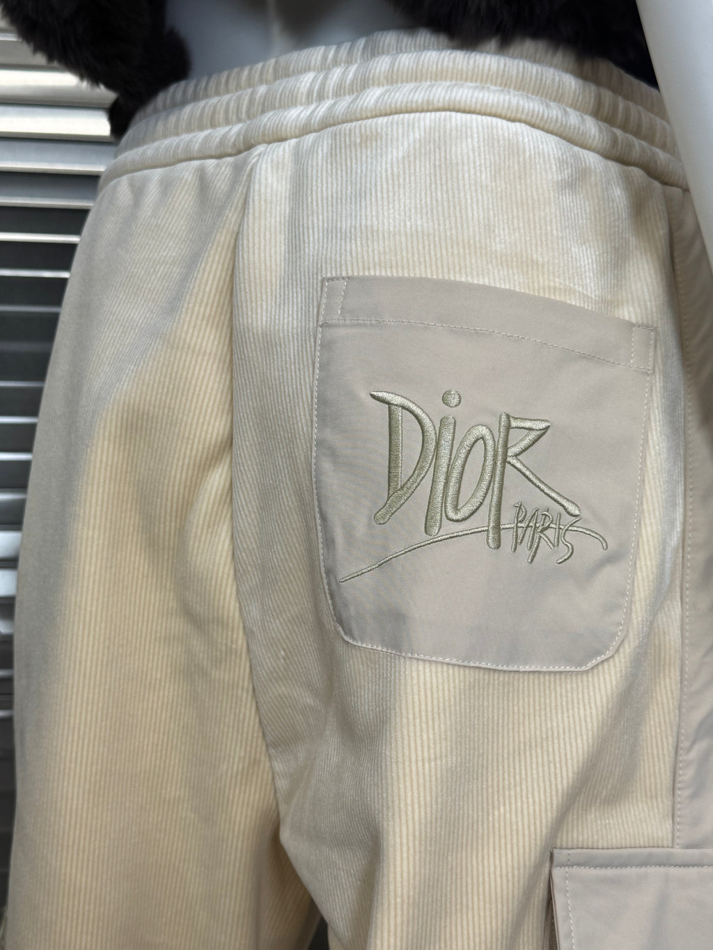 Christian Dior Soft Oblique Tan Joggers Large