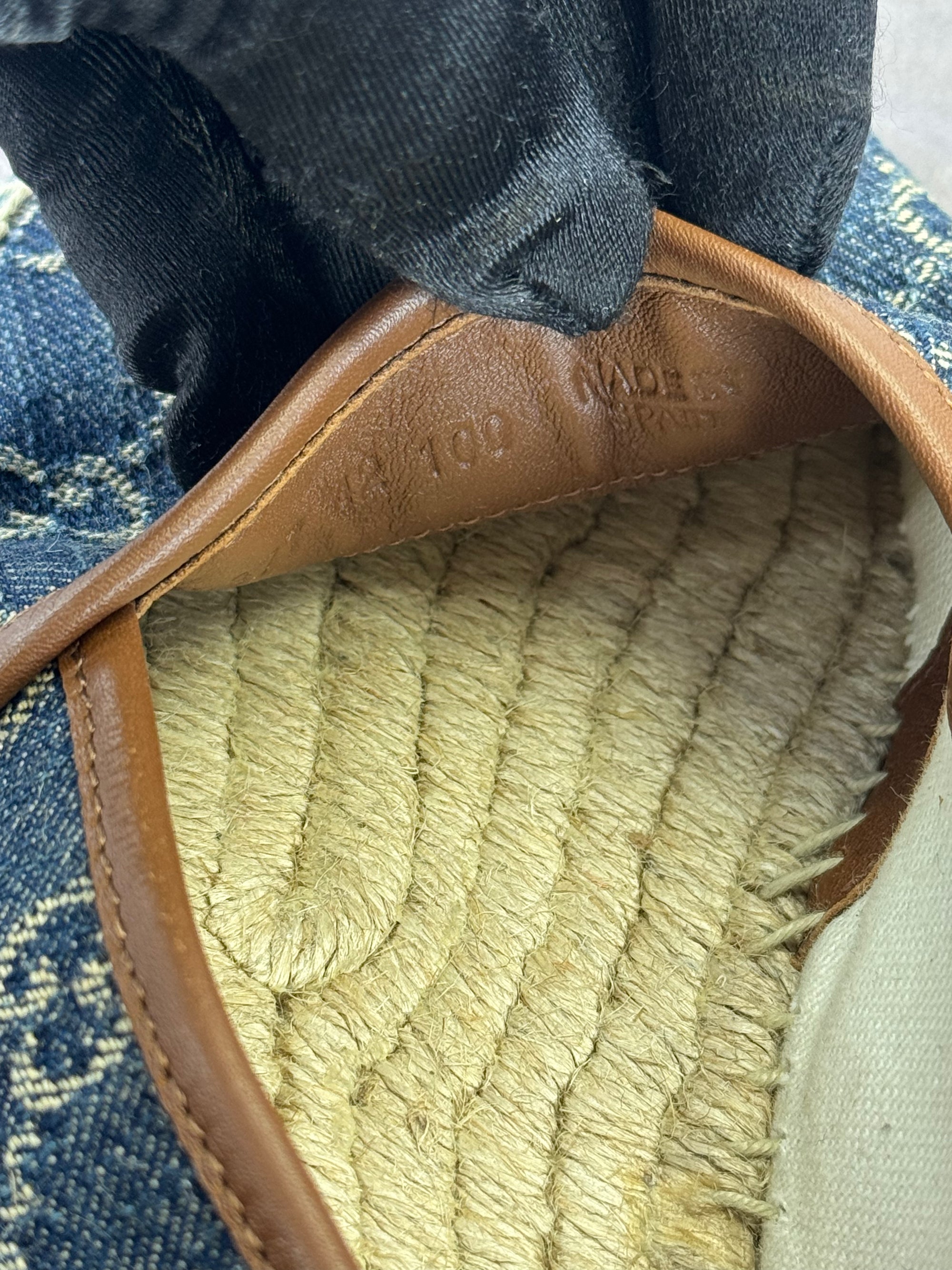 Gucci Denim Monogram GG Espadrilles 42