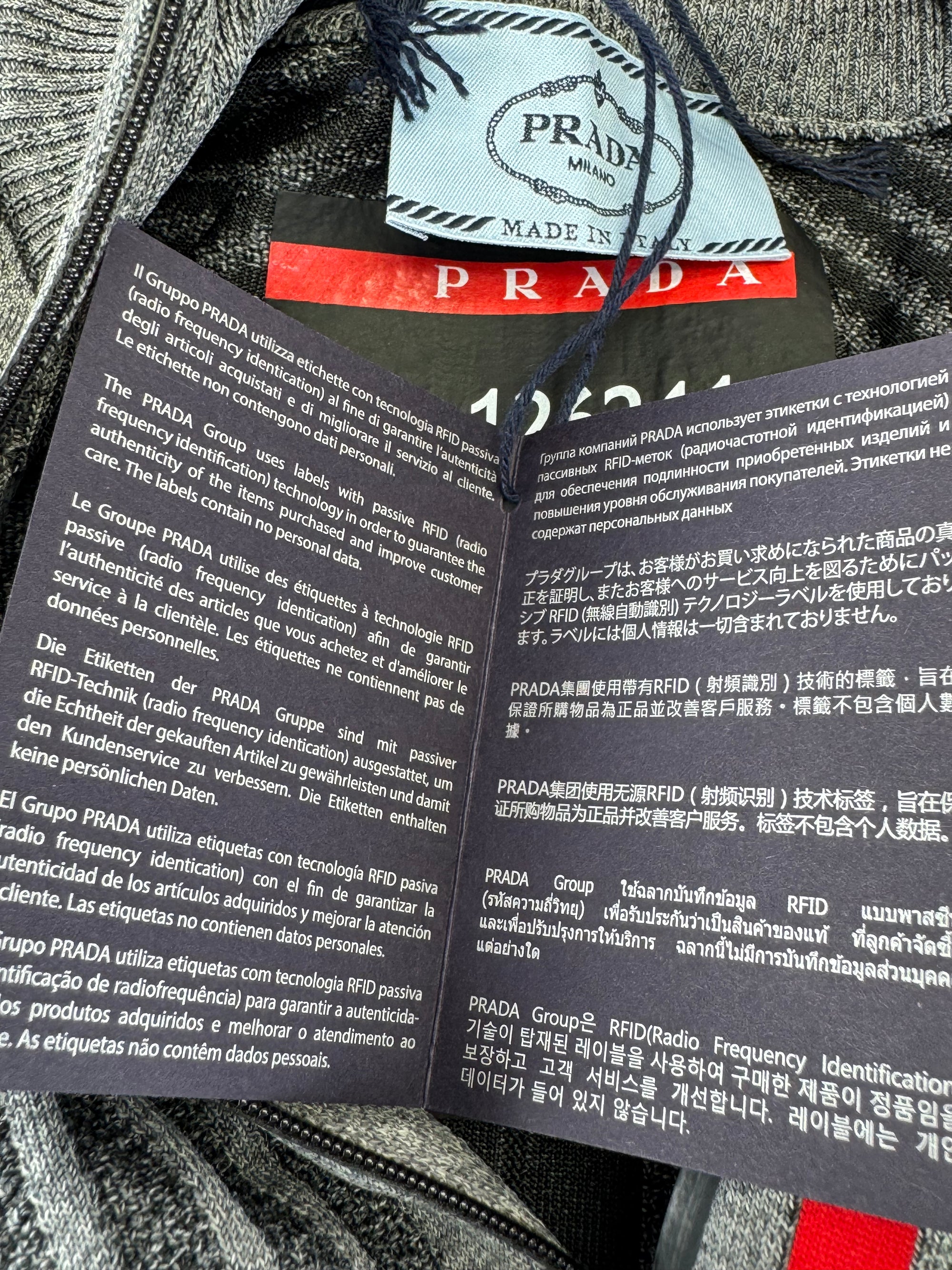 Prada Techno Knit Turtleneck Women's Pullover Large