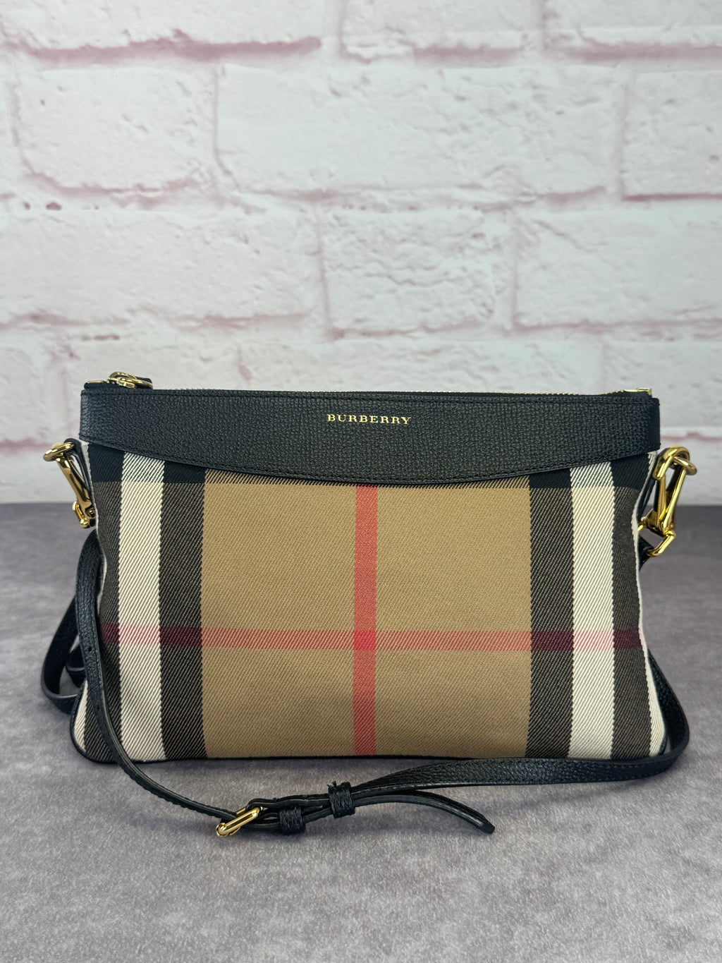 Burberry House Check Derby Peyton Crossbody