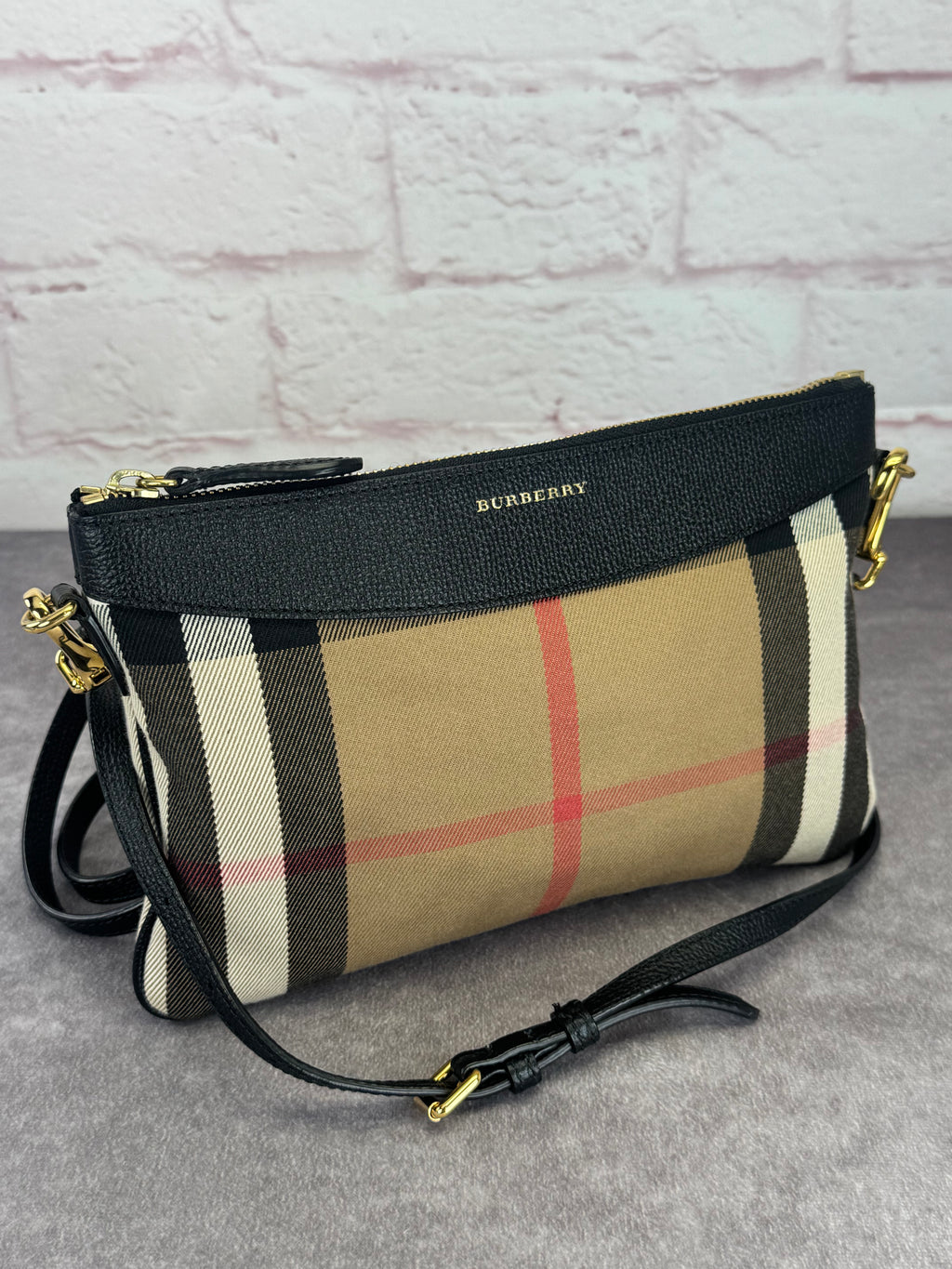 Burberry House Check Derby Peyton Crossbody