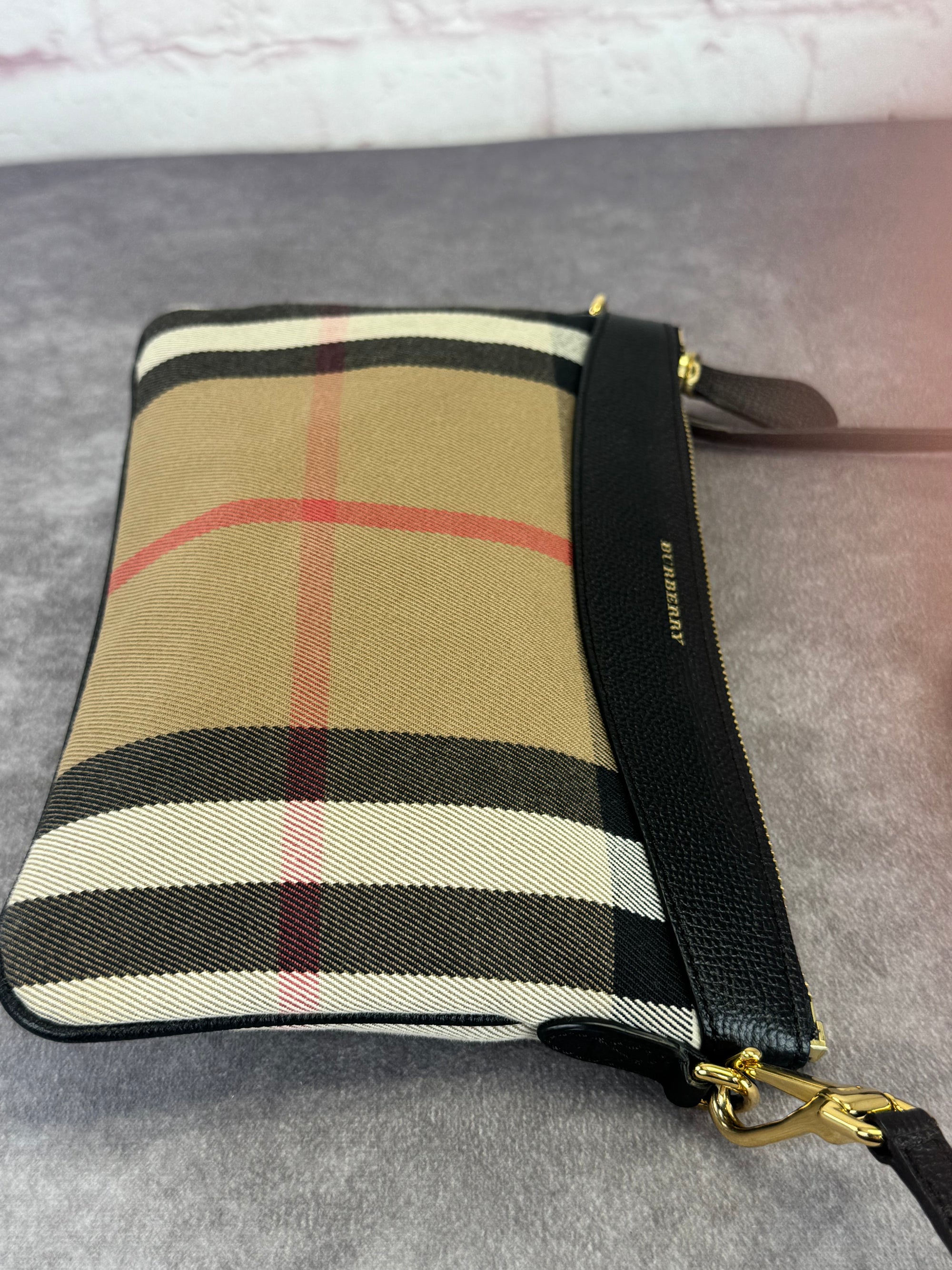 Burberry House Check Derby Peyton Crossbody