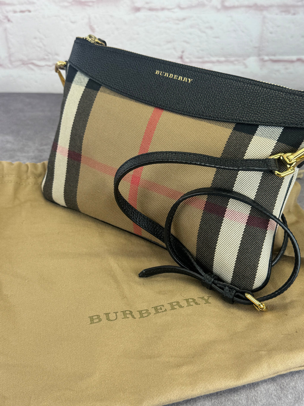Burberry House Check Derby Peyton Crossbody
