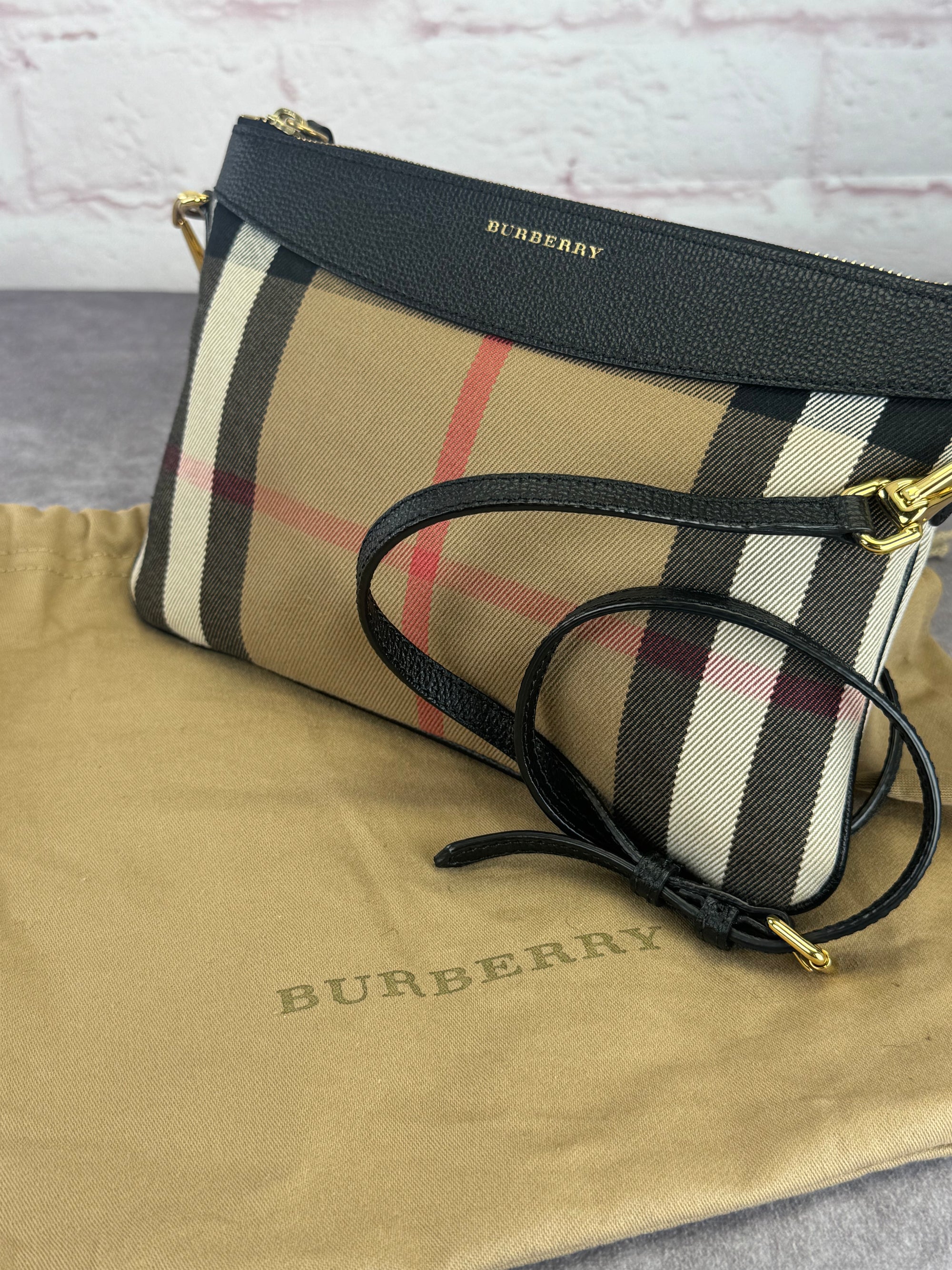 Burberry House Check Derby Peyton Crossbody
