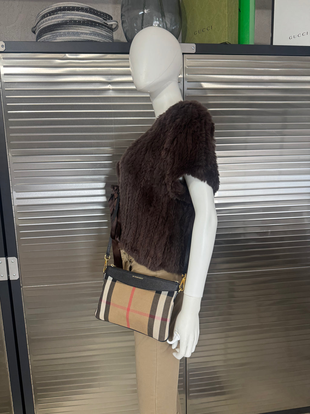 Burberry House Check Derby Peyton Crossbody