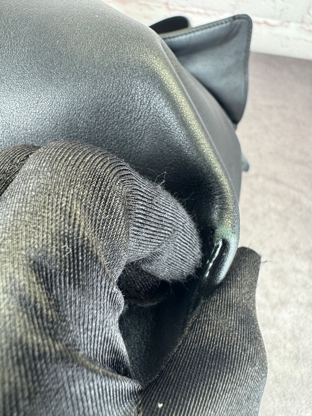 Salvatore Ferragamo Trifolio Black Leather Medium Backpack