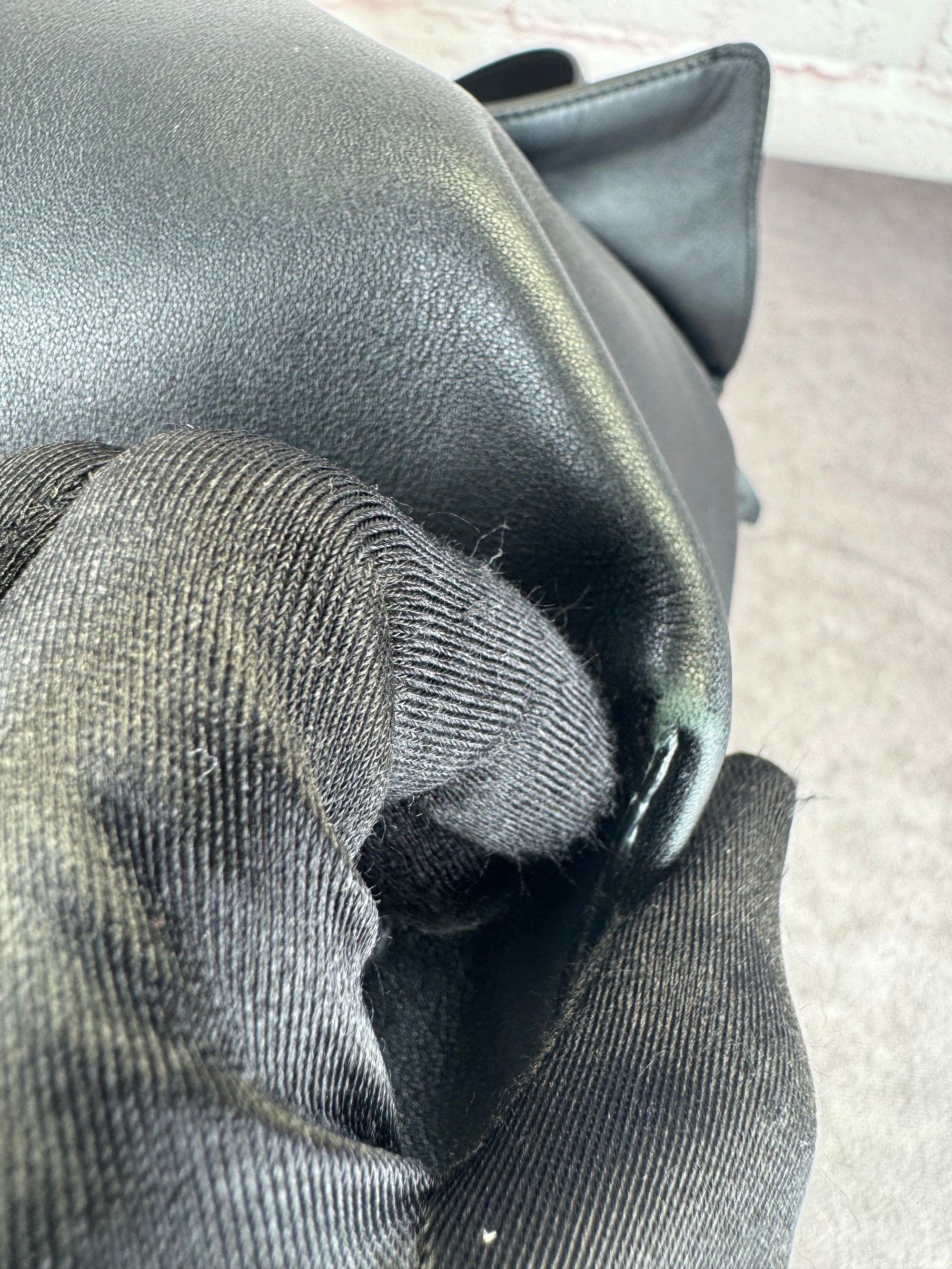 Salvatore Ferragamo Trifolio Black Leather Medium Backpack