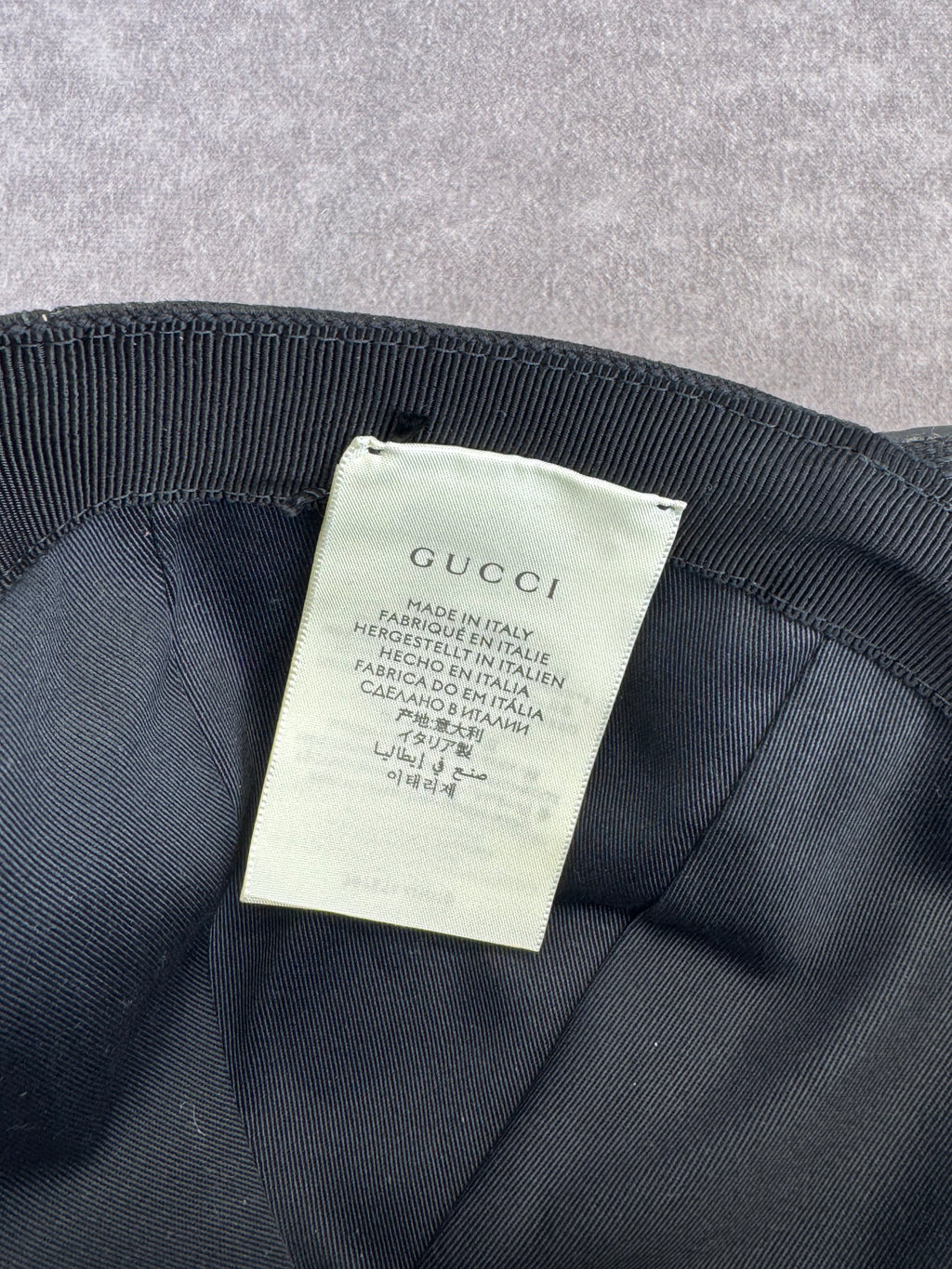 Gucci GG Interlocking Web Canvas Baseball Cap