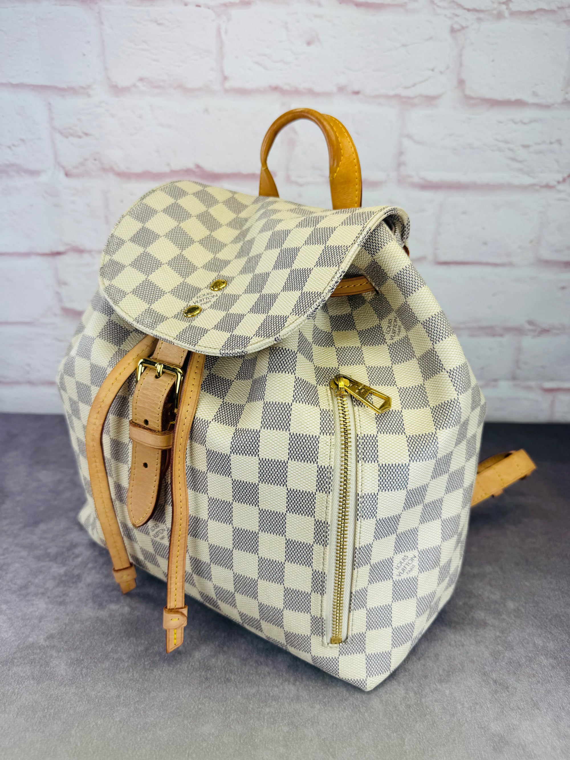 Louis Vuitton Sperone Damier Azur Canvas Backpack