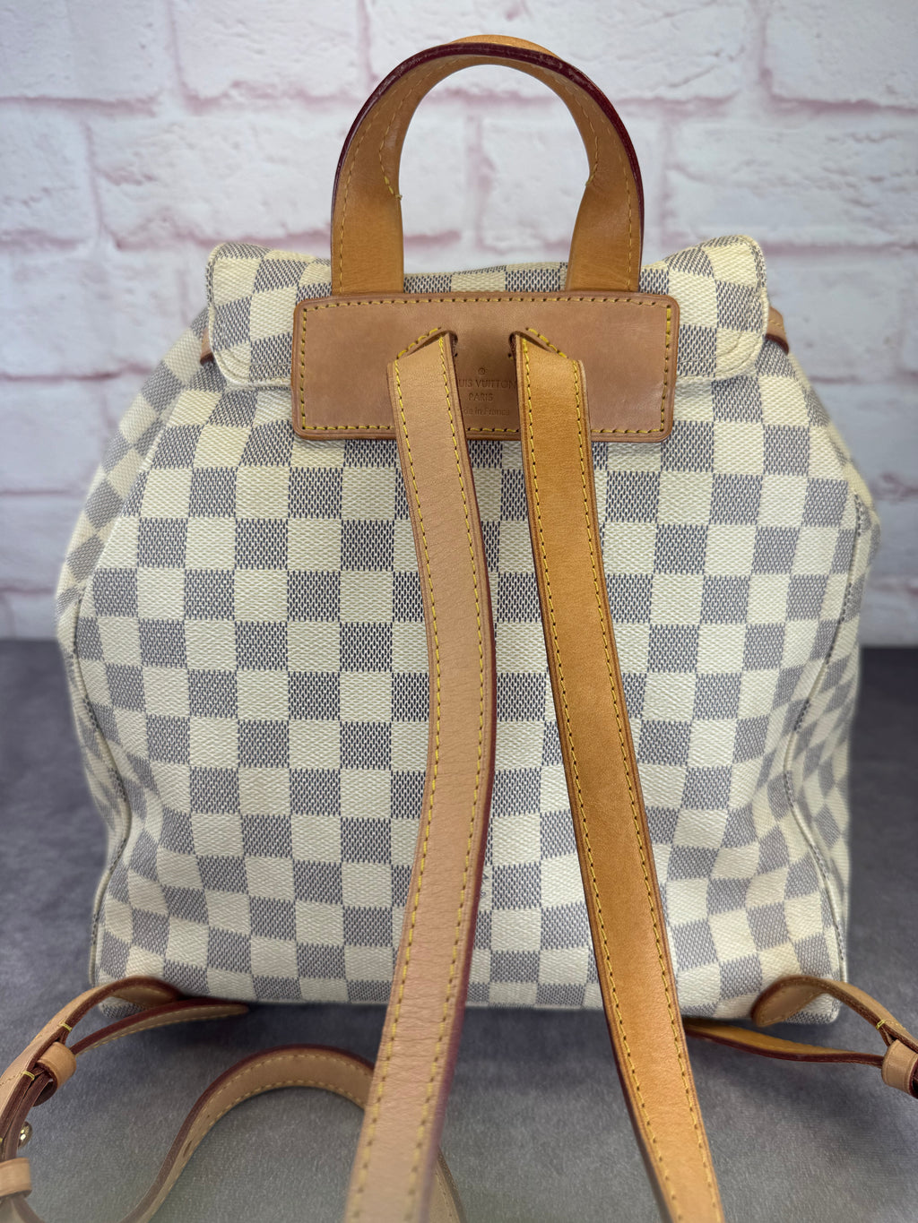 Louis Vuitton Sperone Damier Azur Canvas Backpack