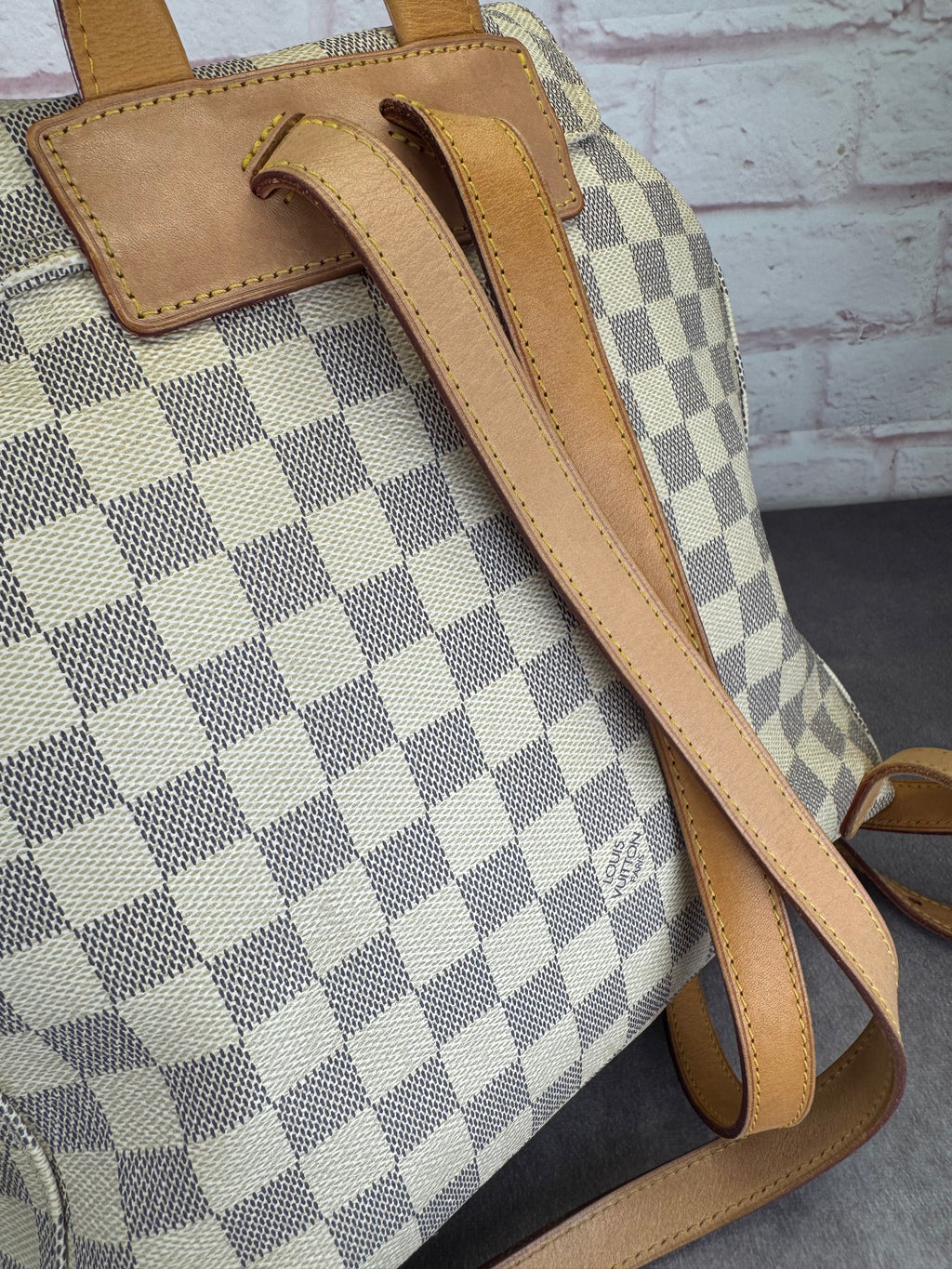 Louis Vuitton Sperone Damier Azur Canvas Backpack