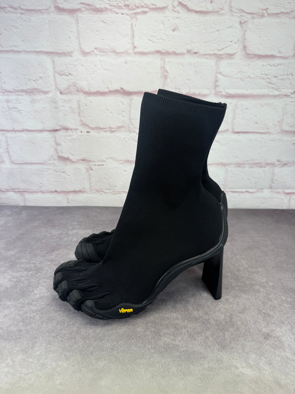 Balenciaga x Vibram Toe Sock Heeled Boots 12