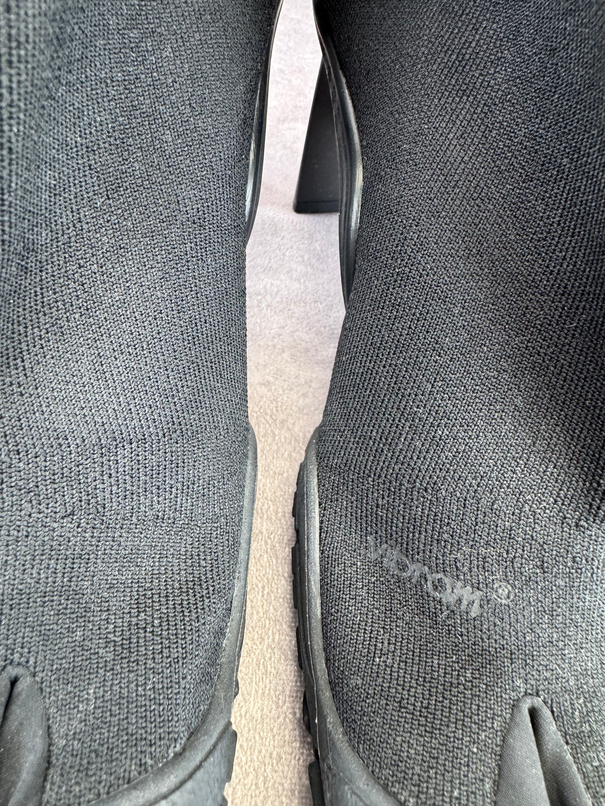 Balenciaga x Vibram Toe Sock Heeled Boots 12