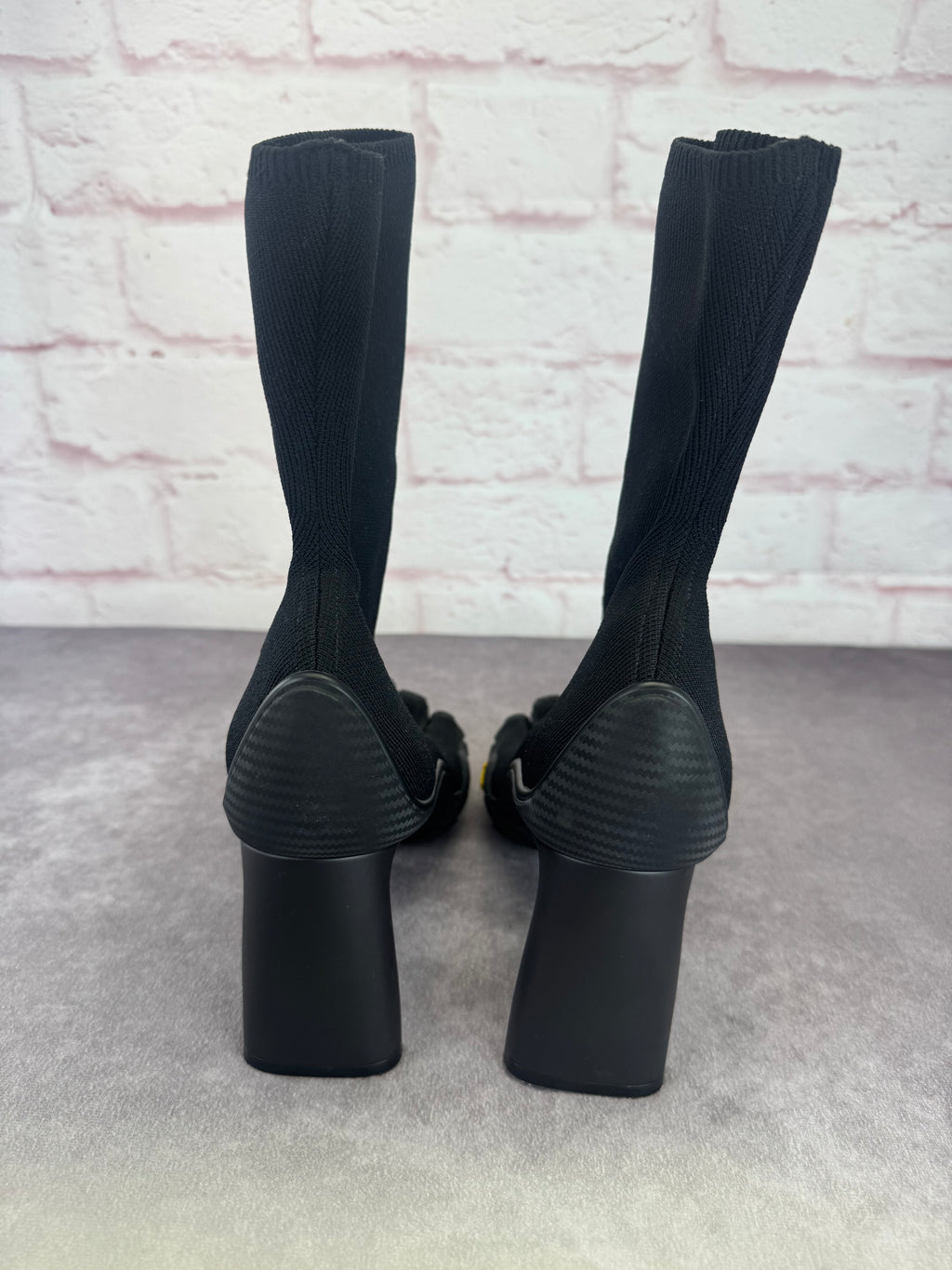 Balenciaga x Vibram Toe Sock Heeled Boots 12