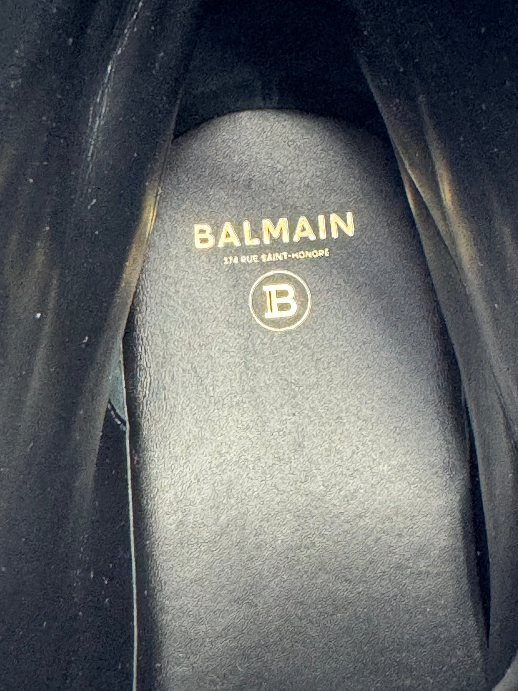 Balmain Jacquard Ranger Romy Lace Up Combat Boots 41