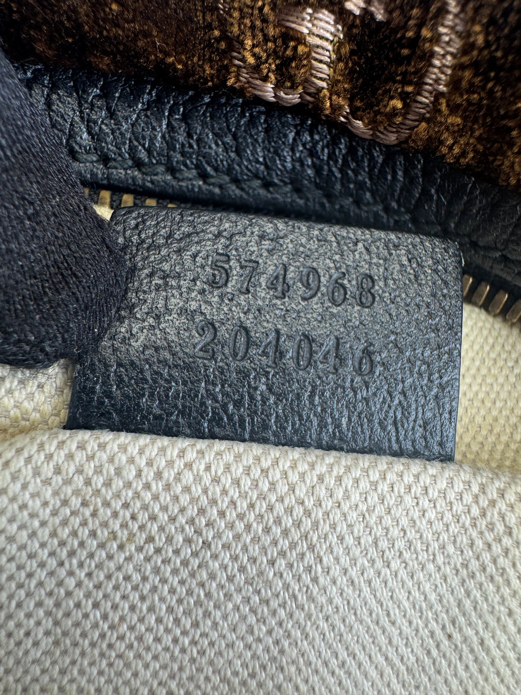 Gucci Ophidia Velvet Web Stripe GG Brown Belt Bag