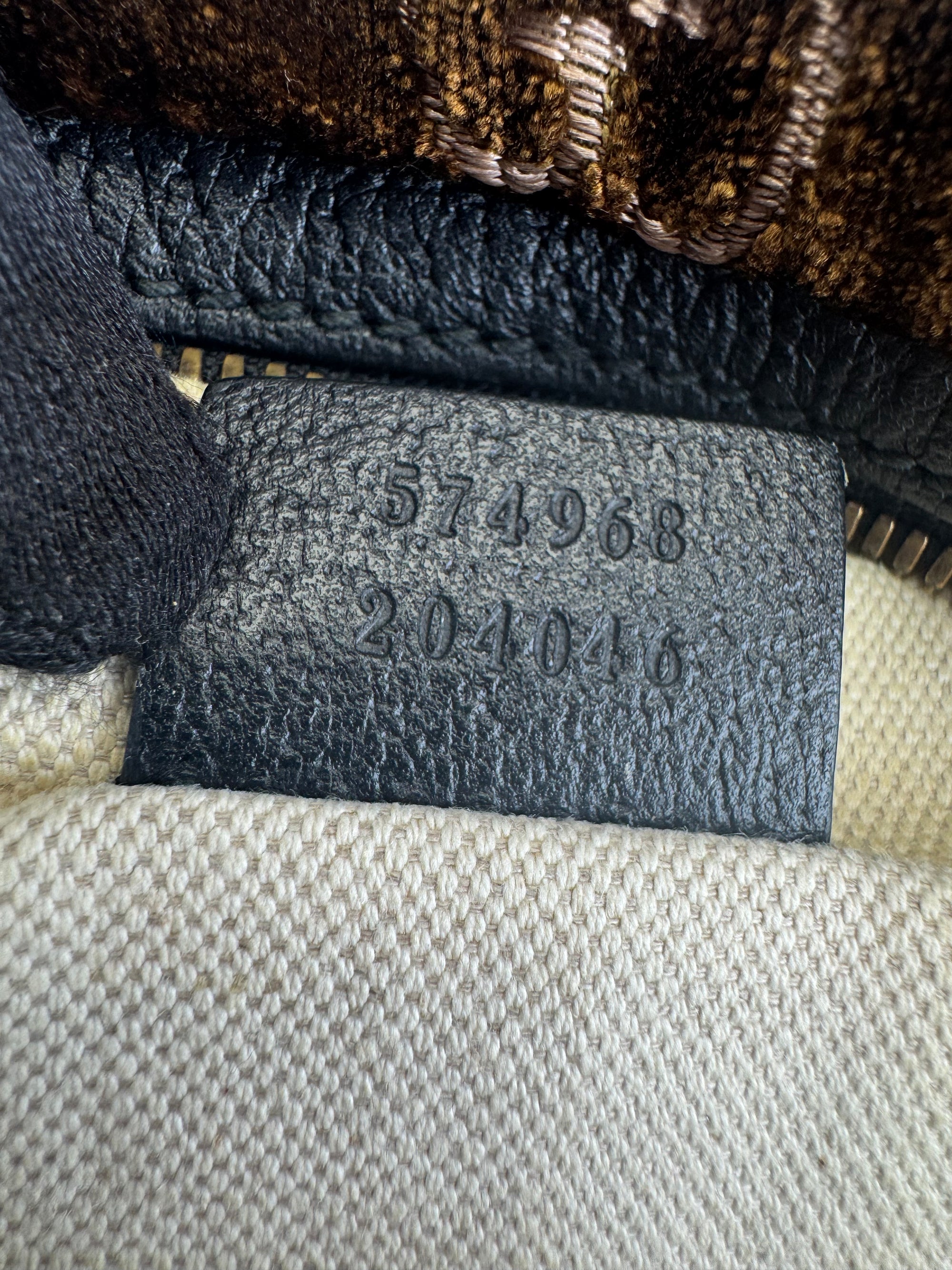 Gucci Ophidia Velvet Web Stripe GG Brown Belt Bag