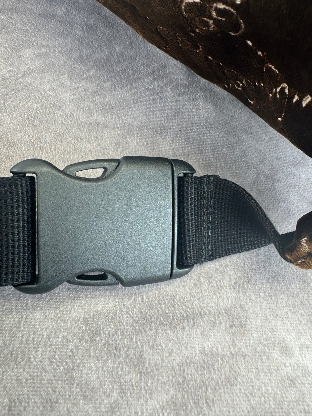 Gucci Ophidia Velvet Web Stripe GG Brown Belt Bag