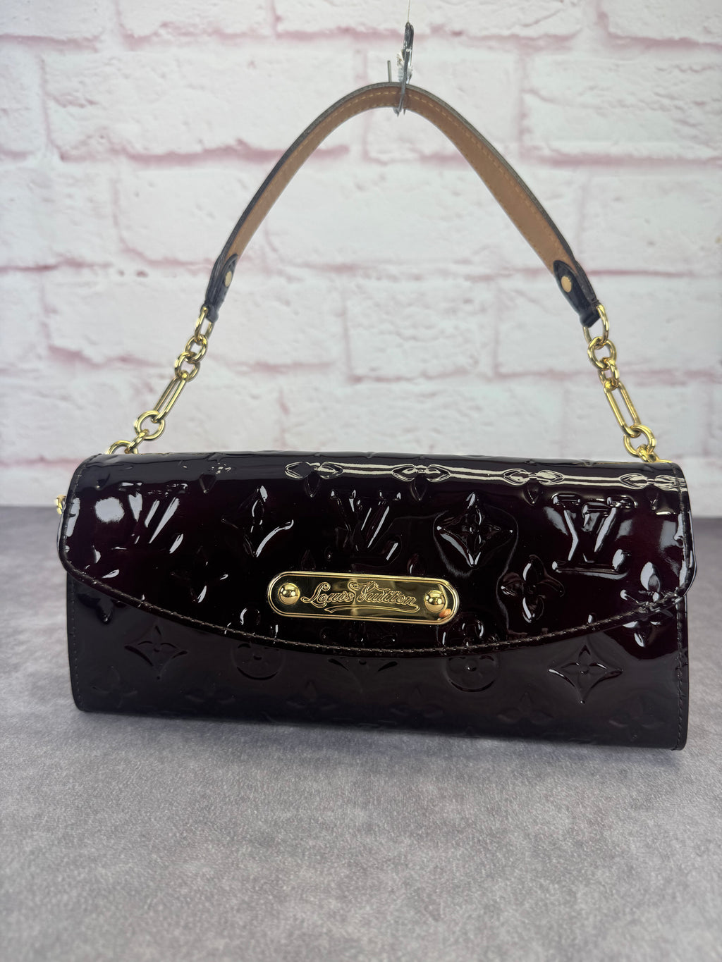 Louis Vuitton Vernis Amarante Sunset Shoulder Bag