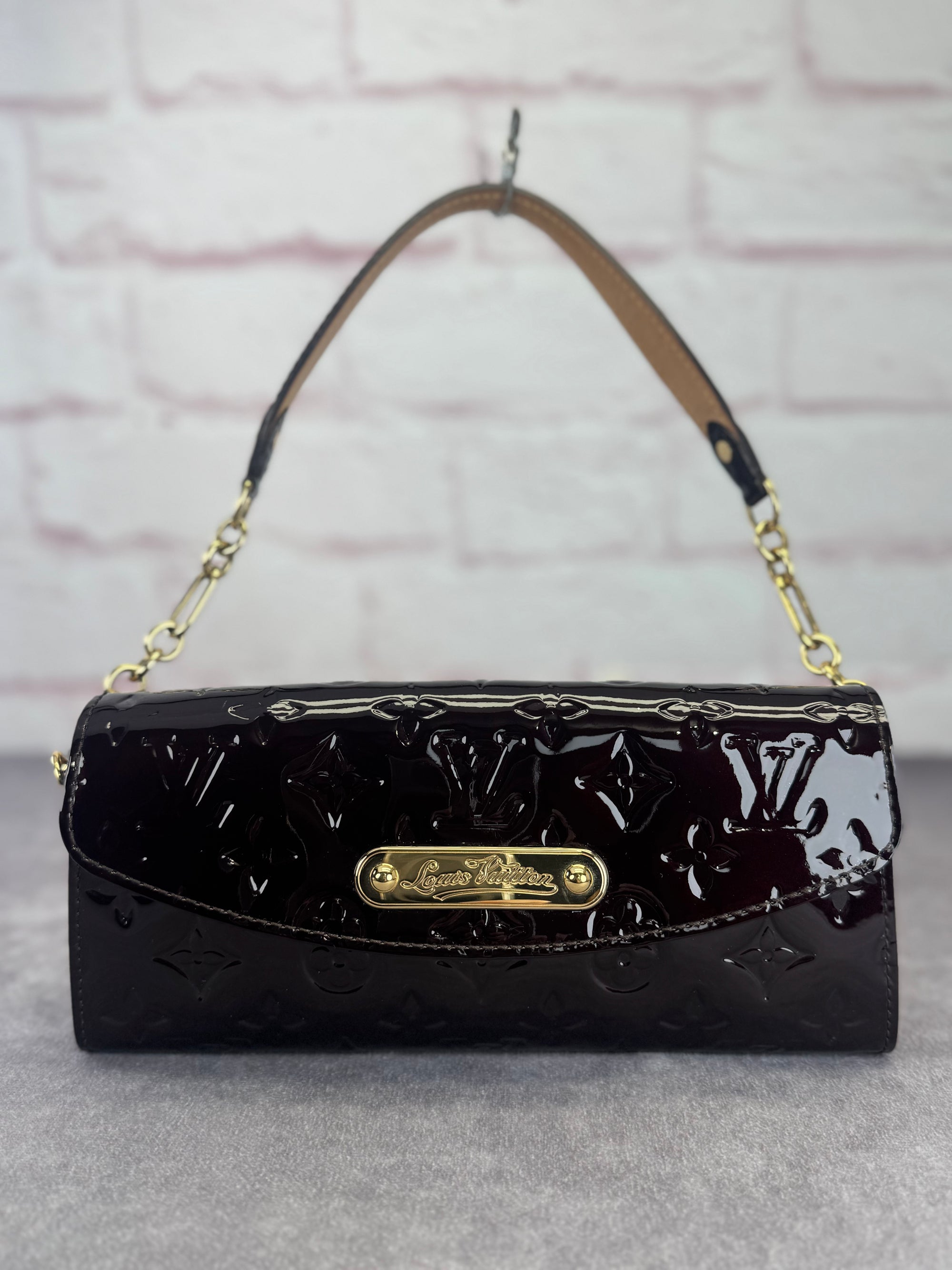 Louis Vuitton Vernis Amarante Sunset Shoulder Bag